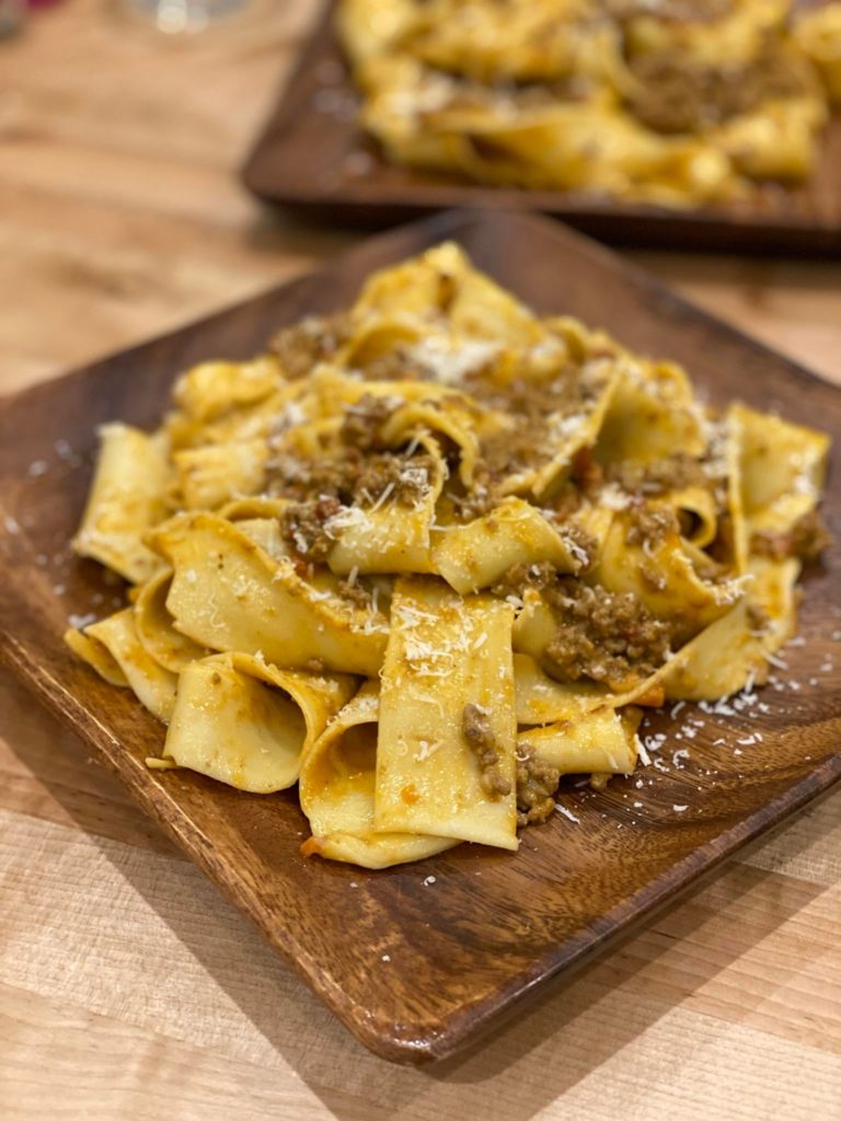 My first carbonara. Eggs, Pecorino Romano, Black Pepper, Guanciale