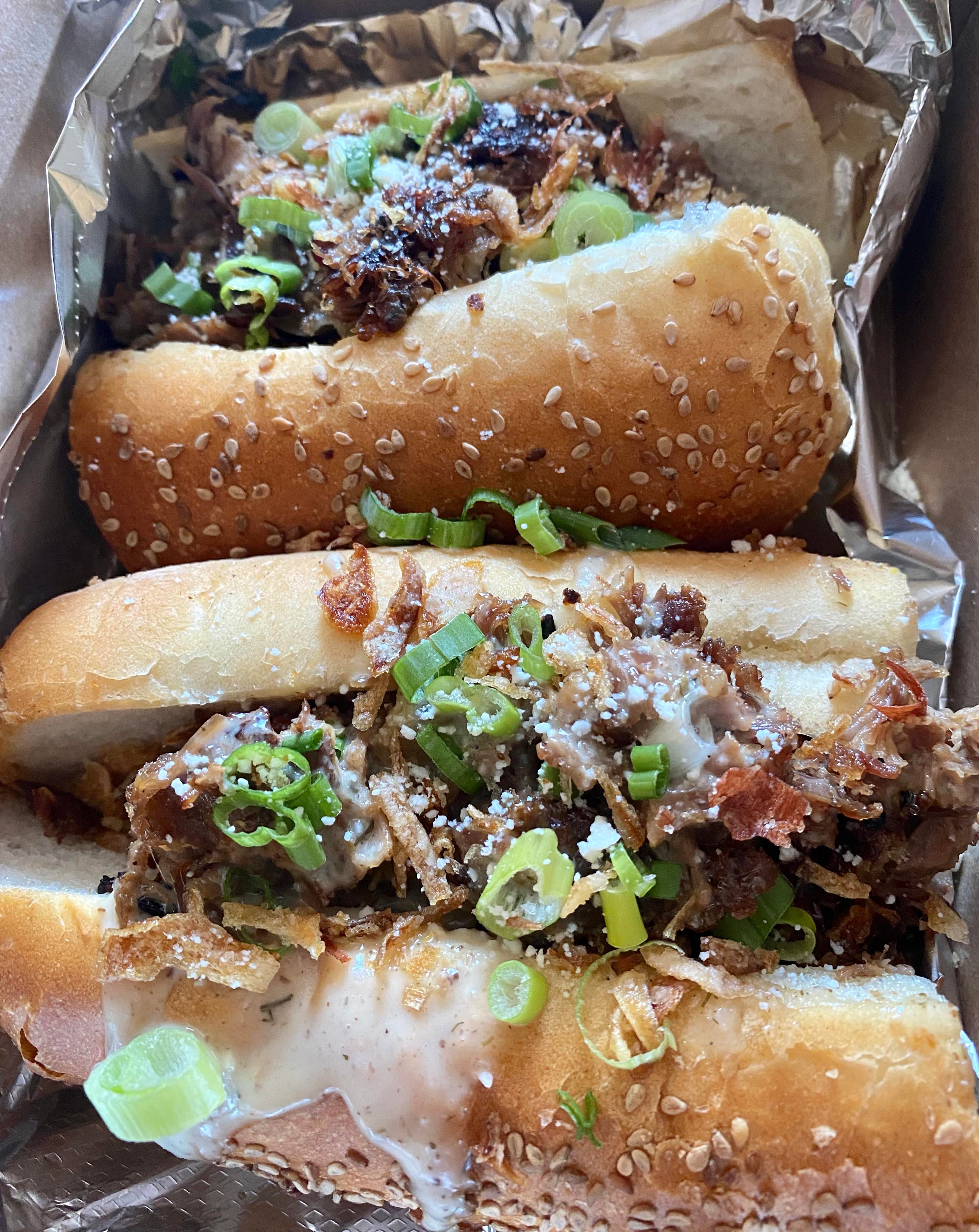 Burnt Ends Cheesesteak. Melted American Cheese Sauce. To die for