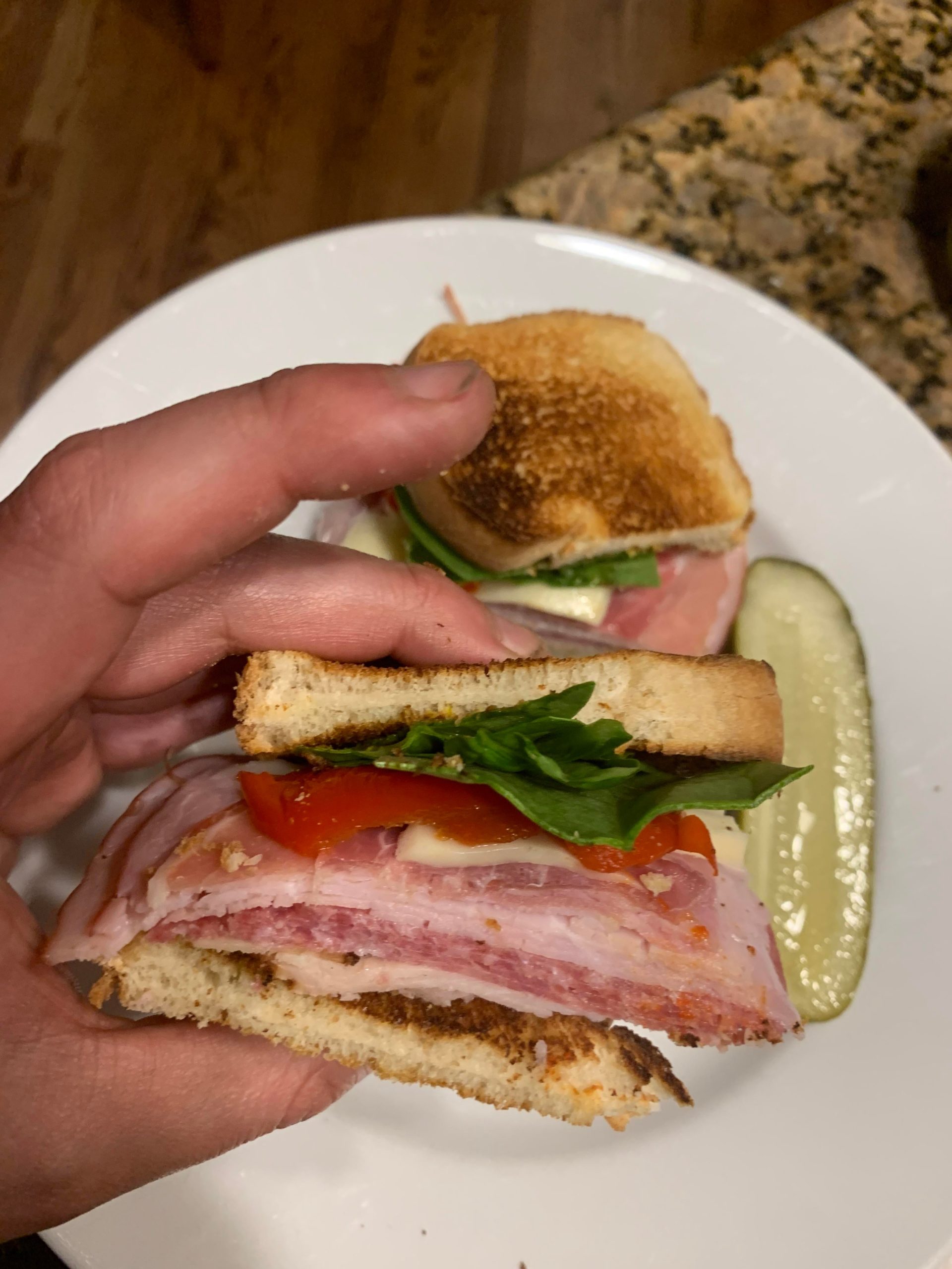 Salami, prosciutto, ham, pepper turkey, and pickled cherry bomb peppers