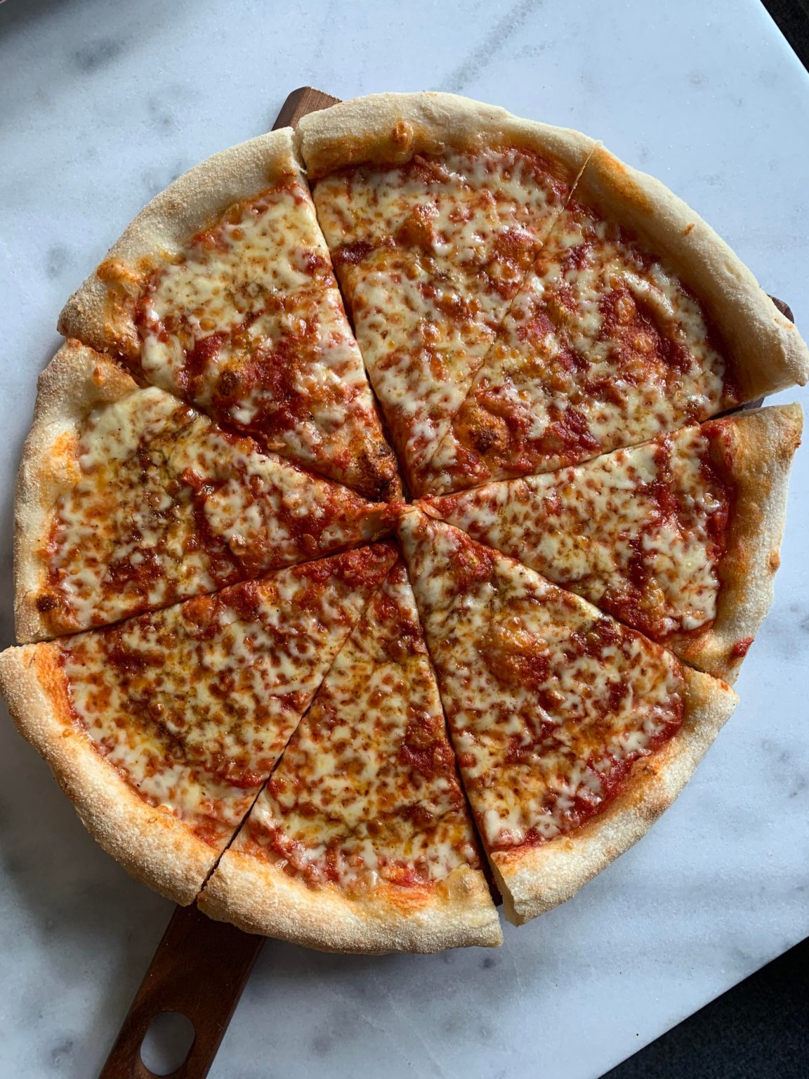 Just a simple Publix dough cooked on a perforated pizza pan Dining 