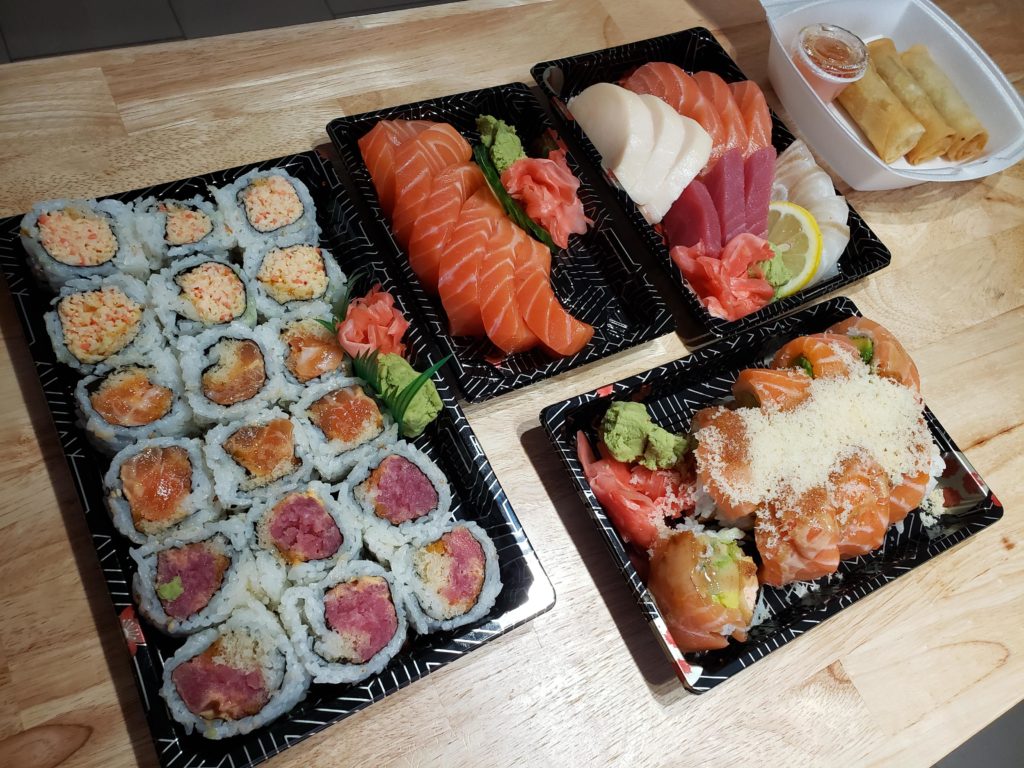 Monday evening sushi cravings satisfied
