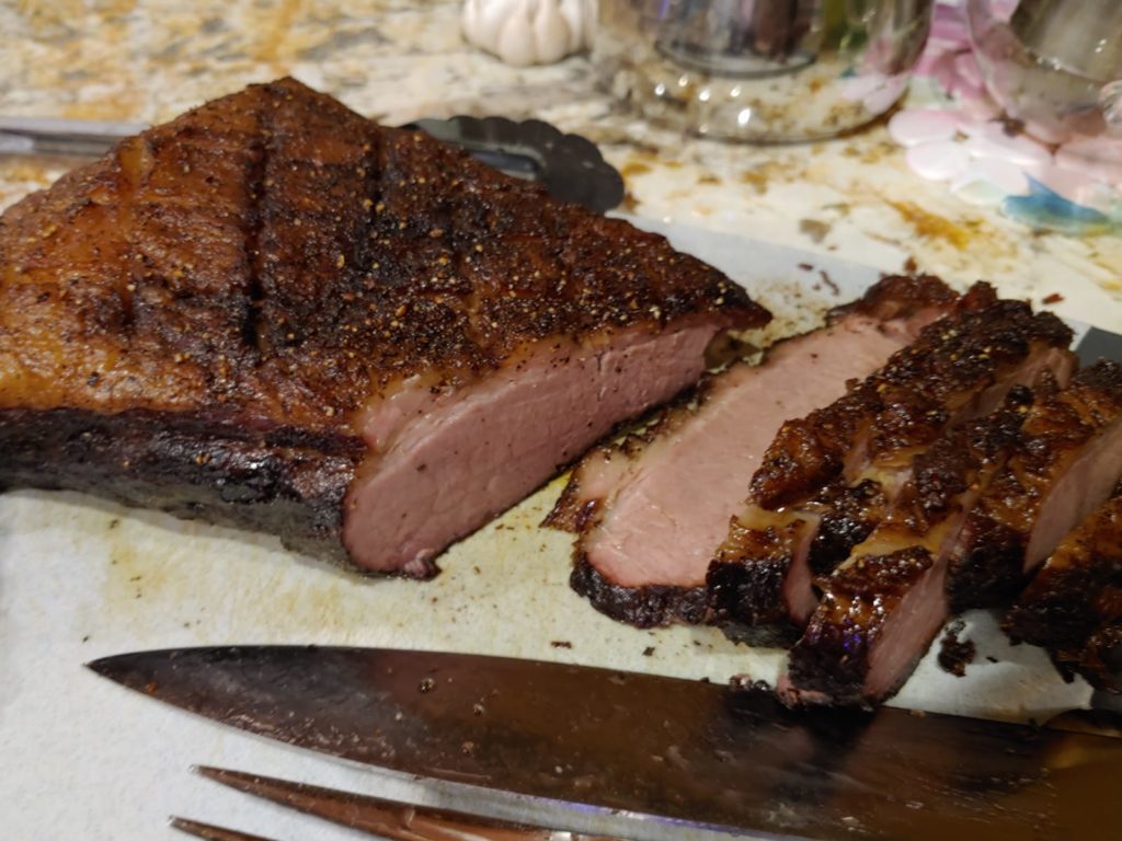 Arm Roast. 24hr 135° then a quick sear on the grill. Amazing