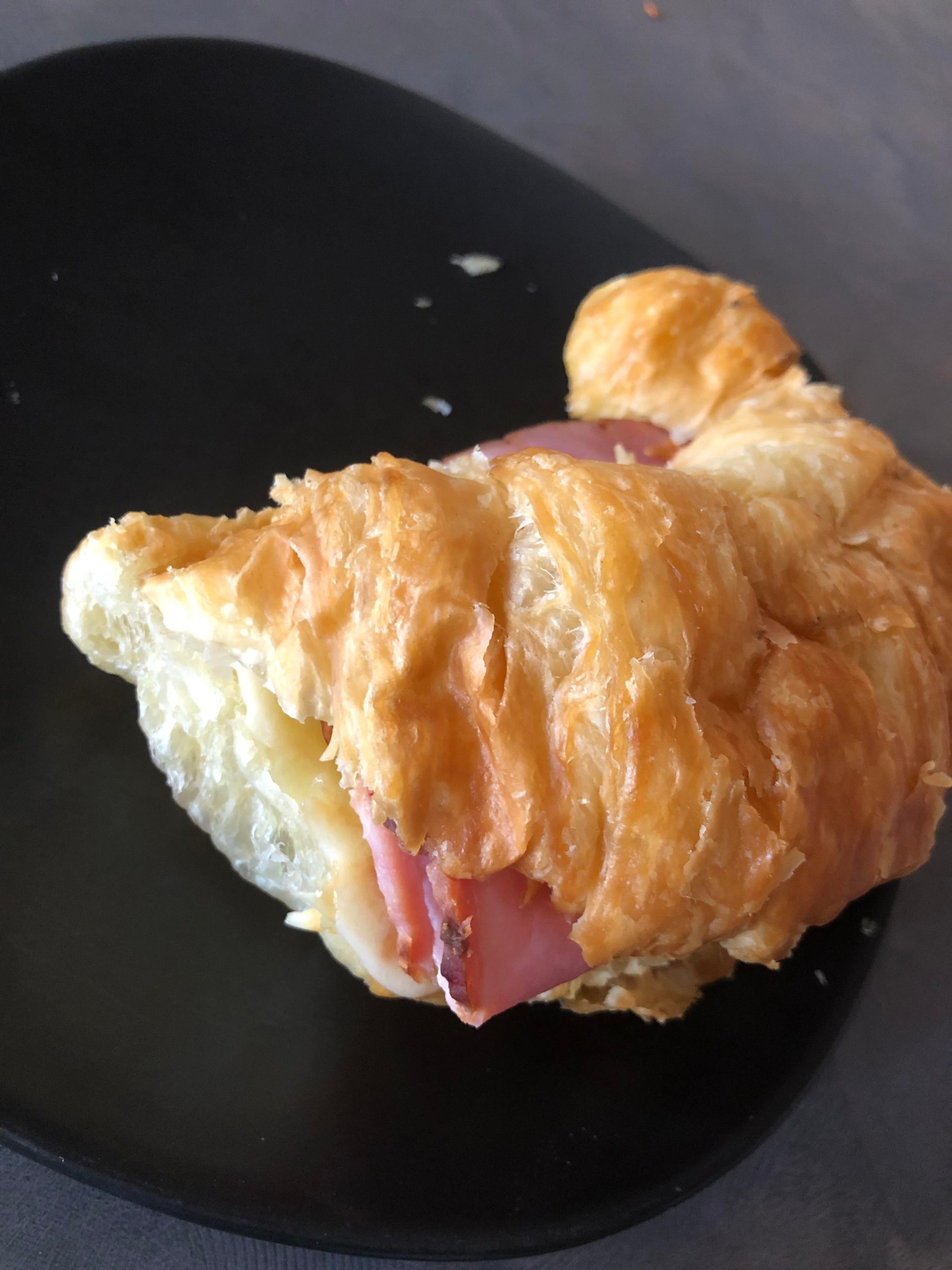 Just a ham and cheese croissant sandwich to start the day ) Dining