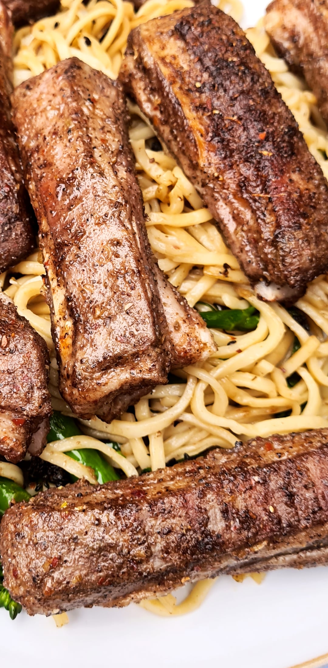 Szechuan peppercorn and cumin lamb ribs 18 hours at 57c, in the