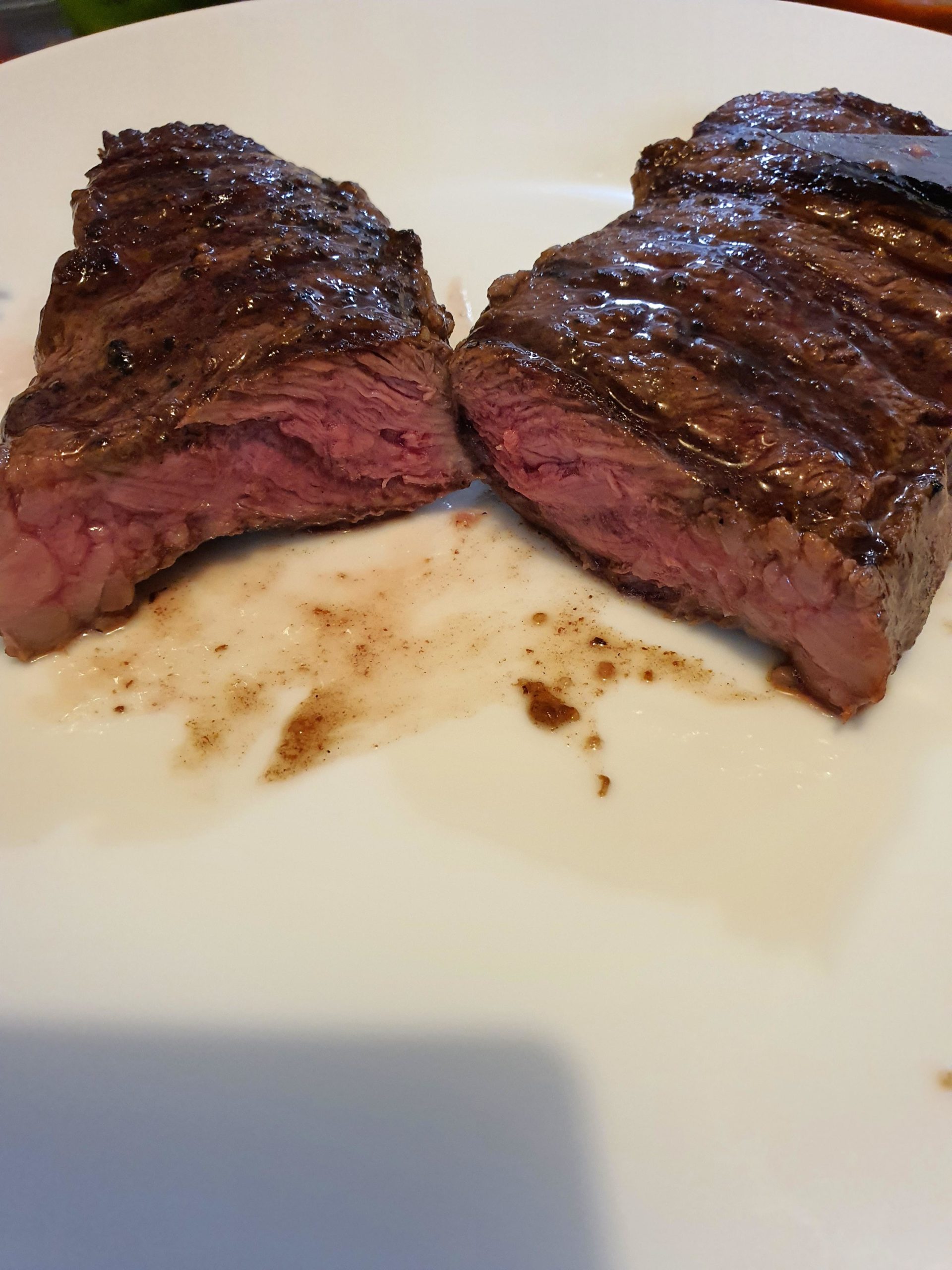 Boneless short rib from Costco grilled on cast iron, with Himalayan