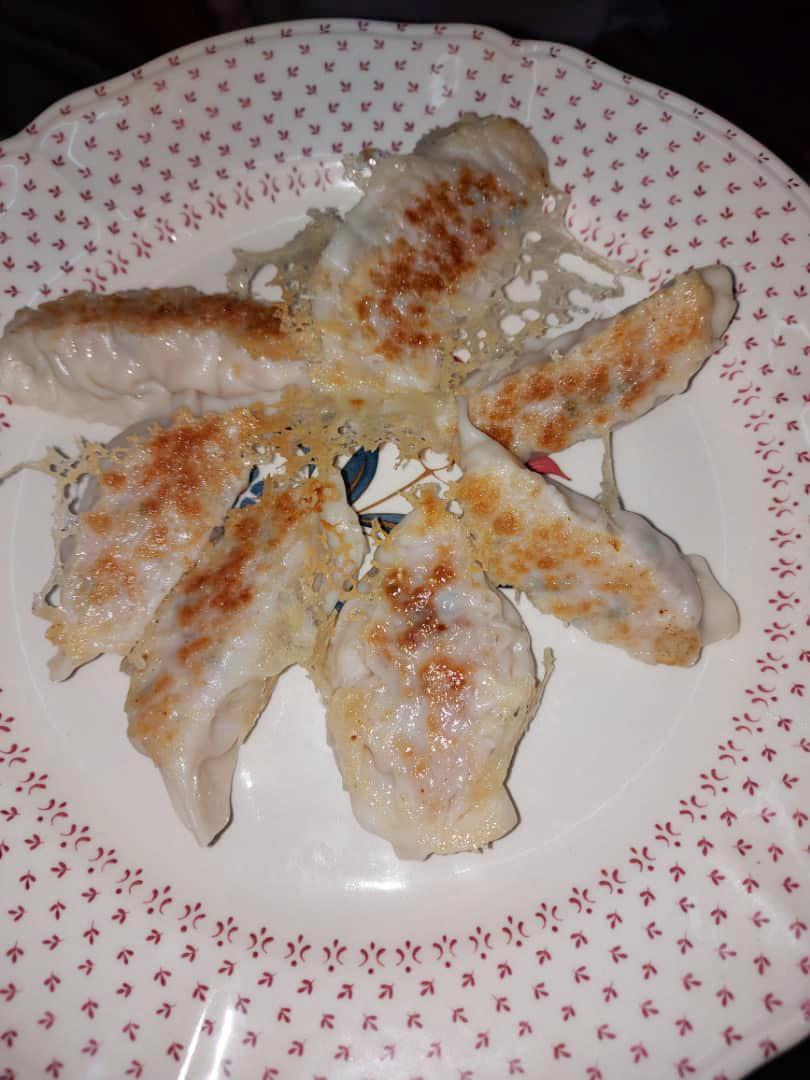 gyoza (pork and prawn gyoza with wings) Dining and Cooking