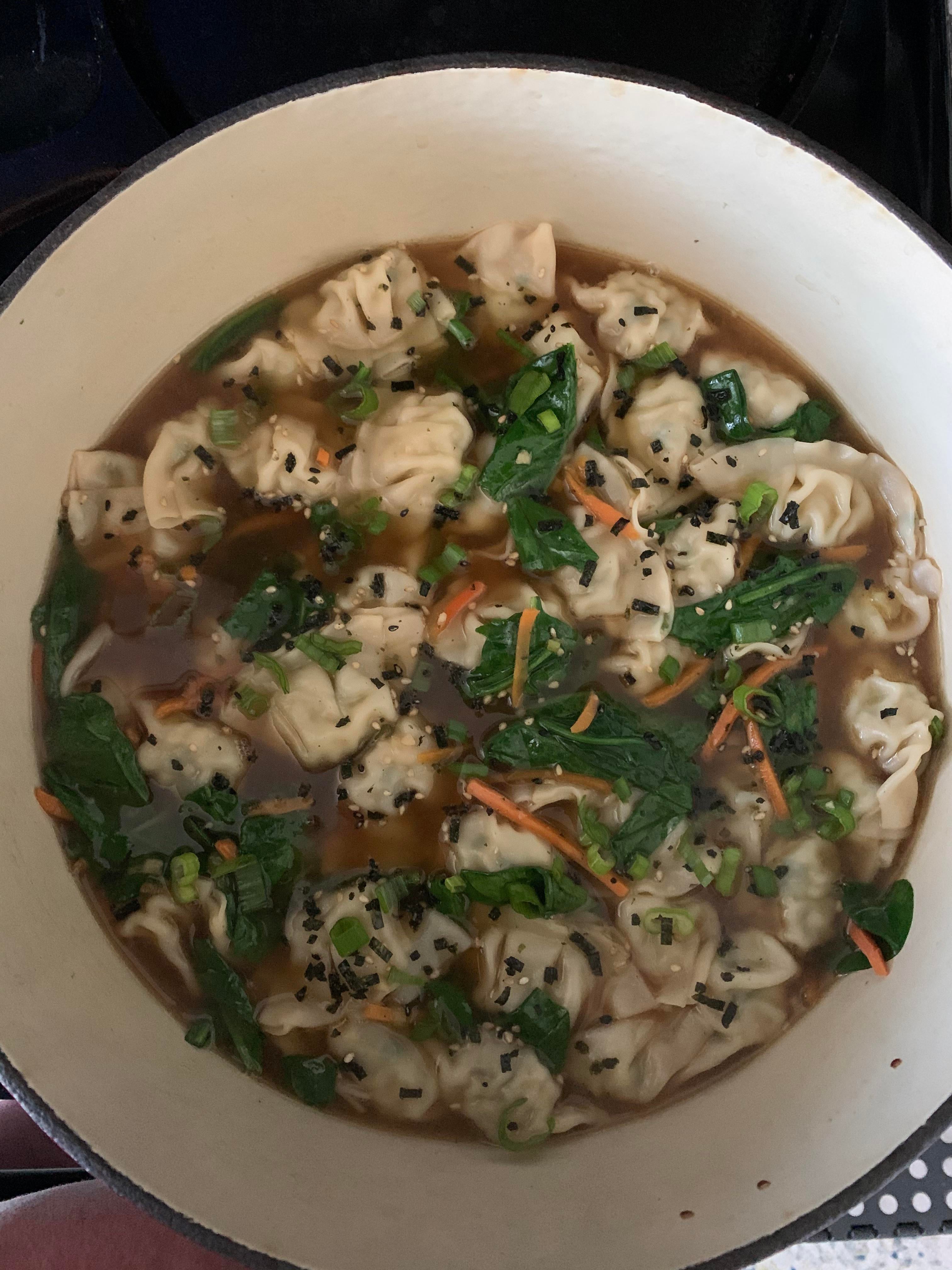 Dumpling Soup only 240 calories per serving! Dining and Cooking