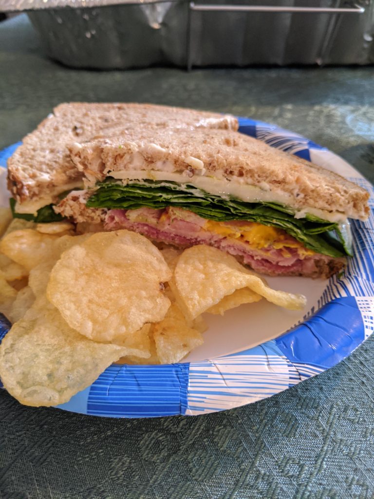 Such a pretty little sandwich.