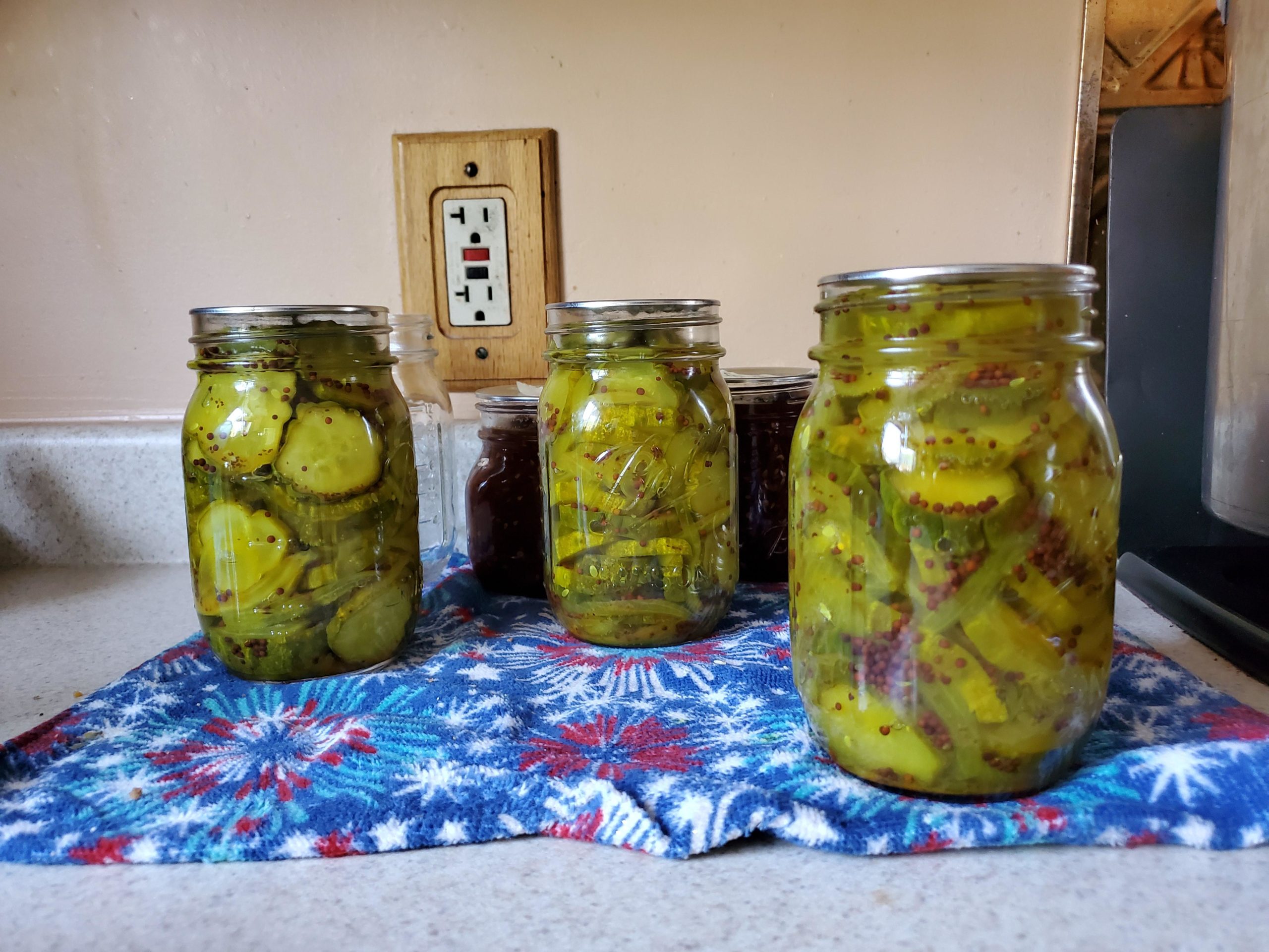 Small batch of bread and butter pickles 😋 Dining and Cooking