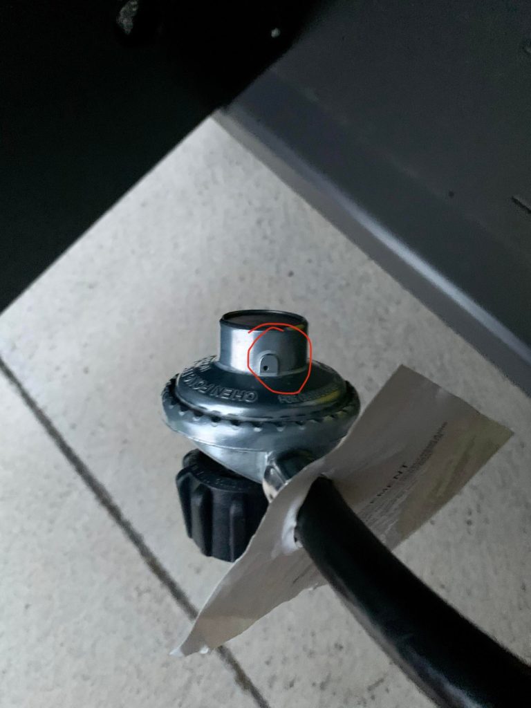 Gas Leak from Regulator