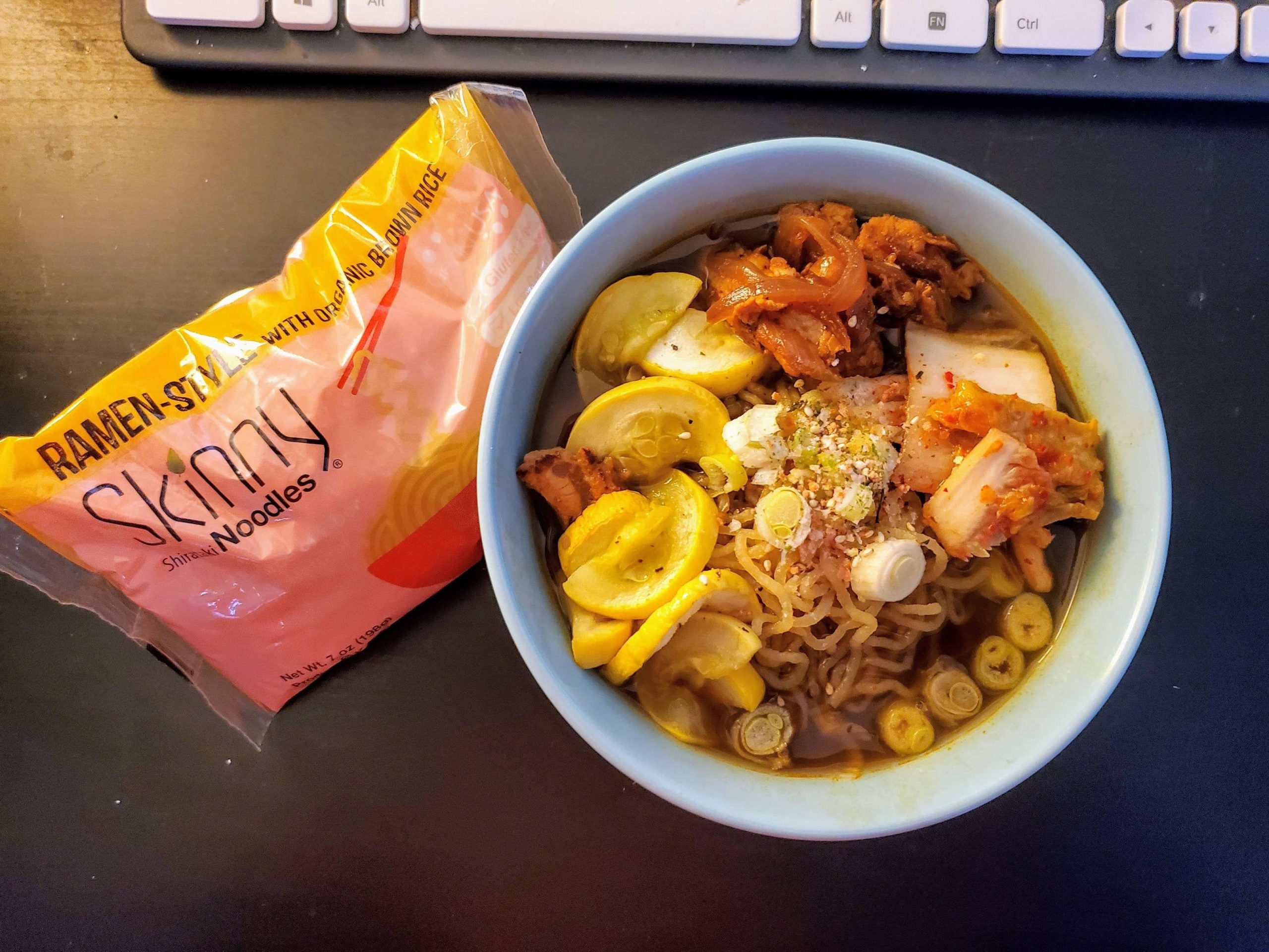 Shirataki noodles, ramen style Dining and Cooking