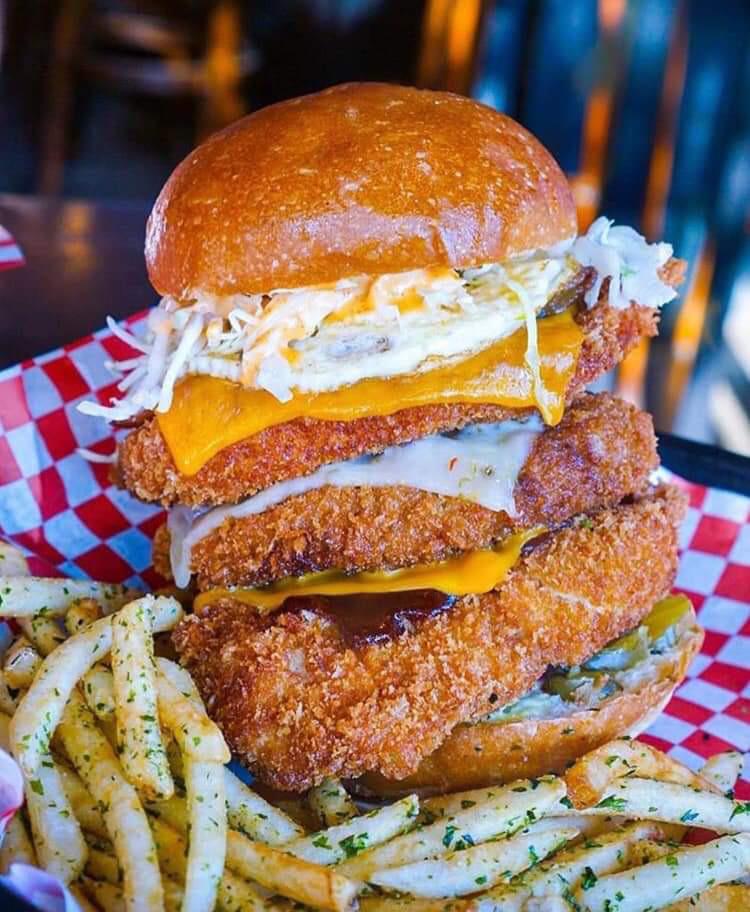 The Mount Fuji burger Katsu Burger in Seattle. (Best burger I have