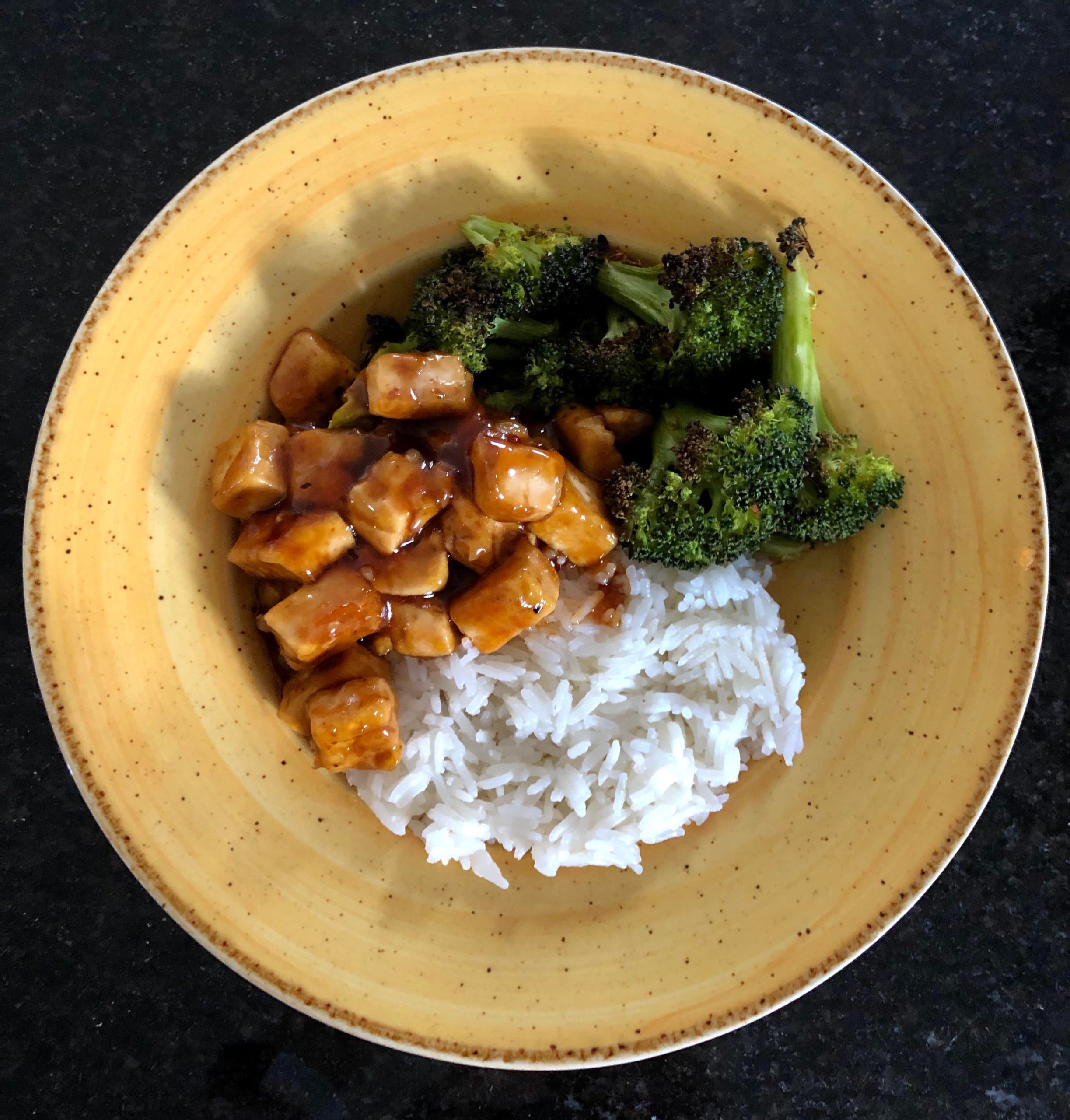 General Tao tofu (465 calories), one of my favs! Dining and Cooking