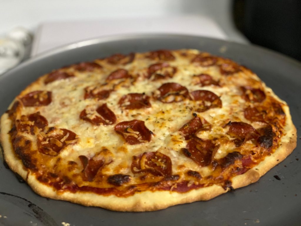 First one. Worked at a pizza place in Highschool.