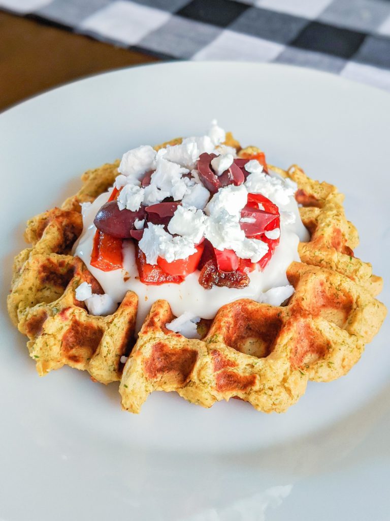 We finally did it: Falafel Waffle!