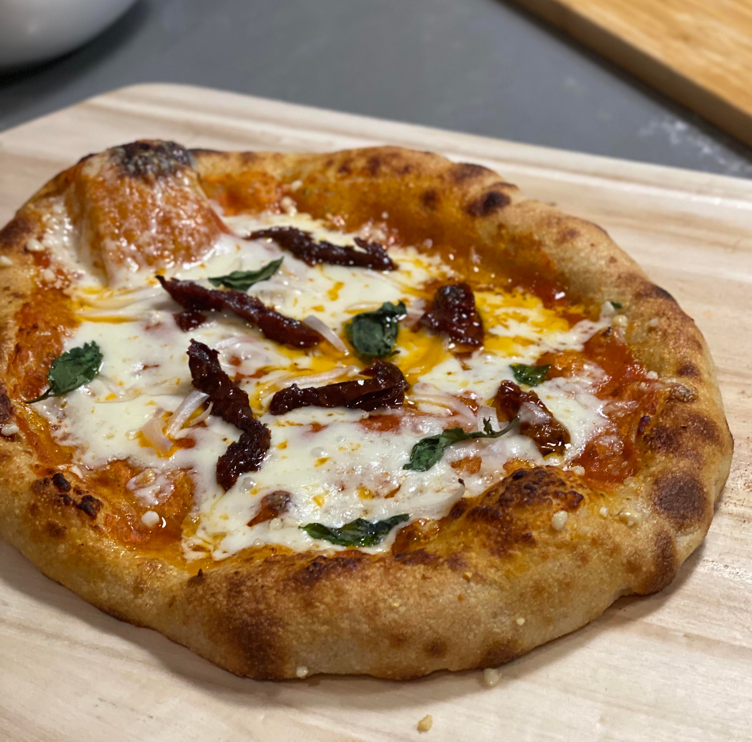 Working on getting a good crust in my electric oven Dining and Cooking