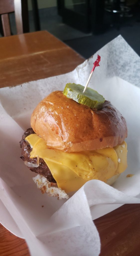 Not bad, half pound burger for $5