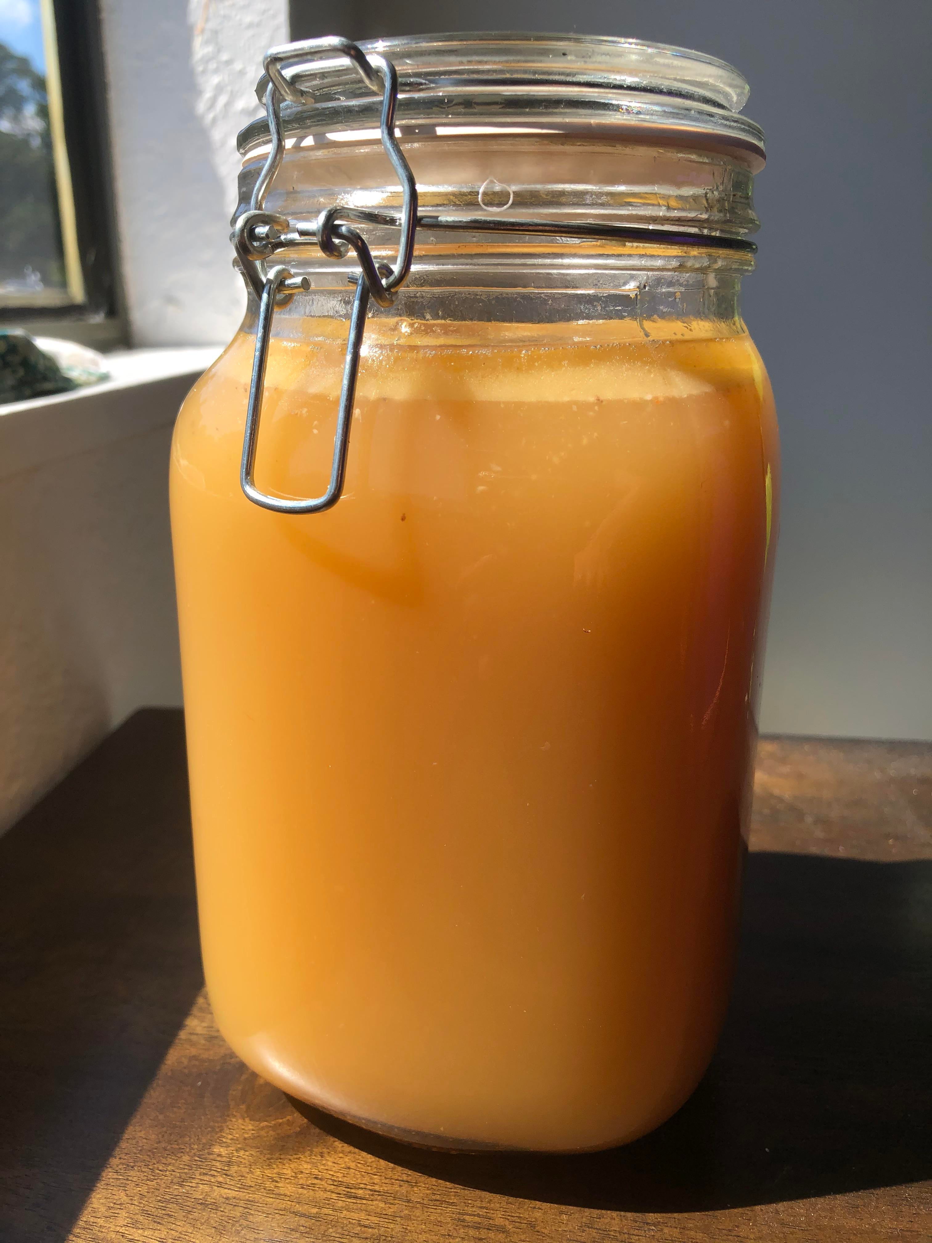 Home made duck broth, cooked for 36 hours. What should I make with it