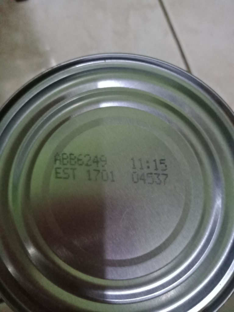 Does anyone know what this means? I kinda wanna know the expiration date but i don't know how to. Topline. ABB6249 11:15 BottomLine. Est 1701 04537 its a lakeside beef with juices