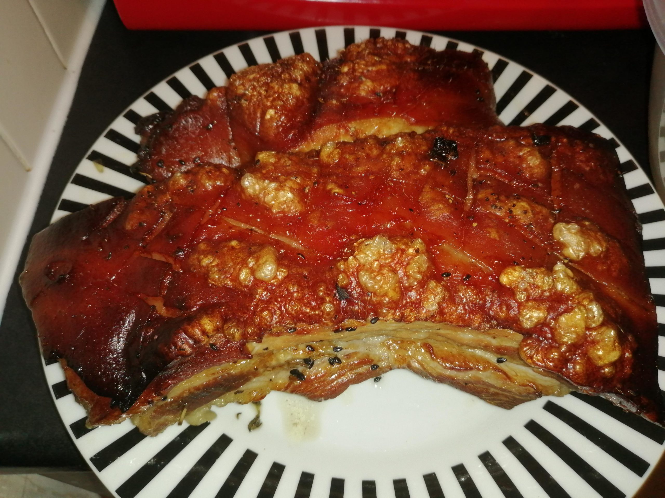 Slow roasted pork belly Dining and Cooking