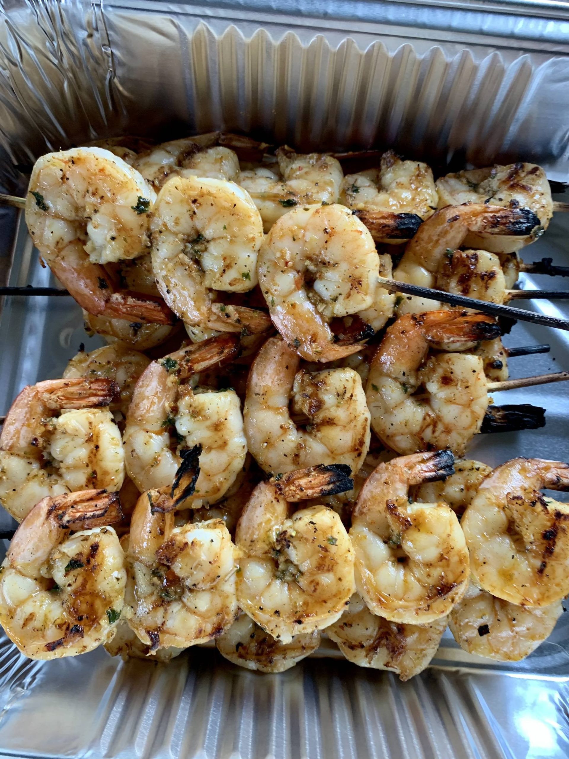 Grilled Garlic Shrimp - Dining and Cooking