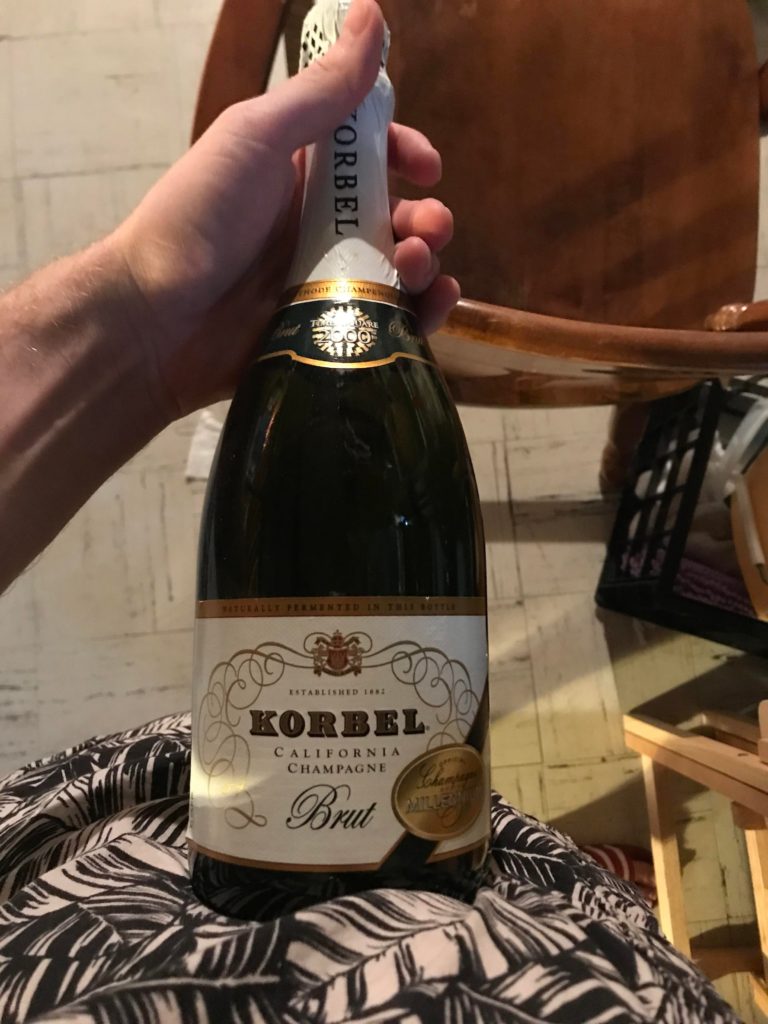 Korbel Millenium Champagne Times Square Edition (2000)—found well kept in my grandparents cellar. Any idea what it’s worth?