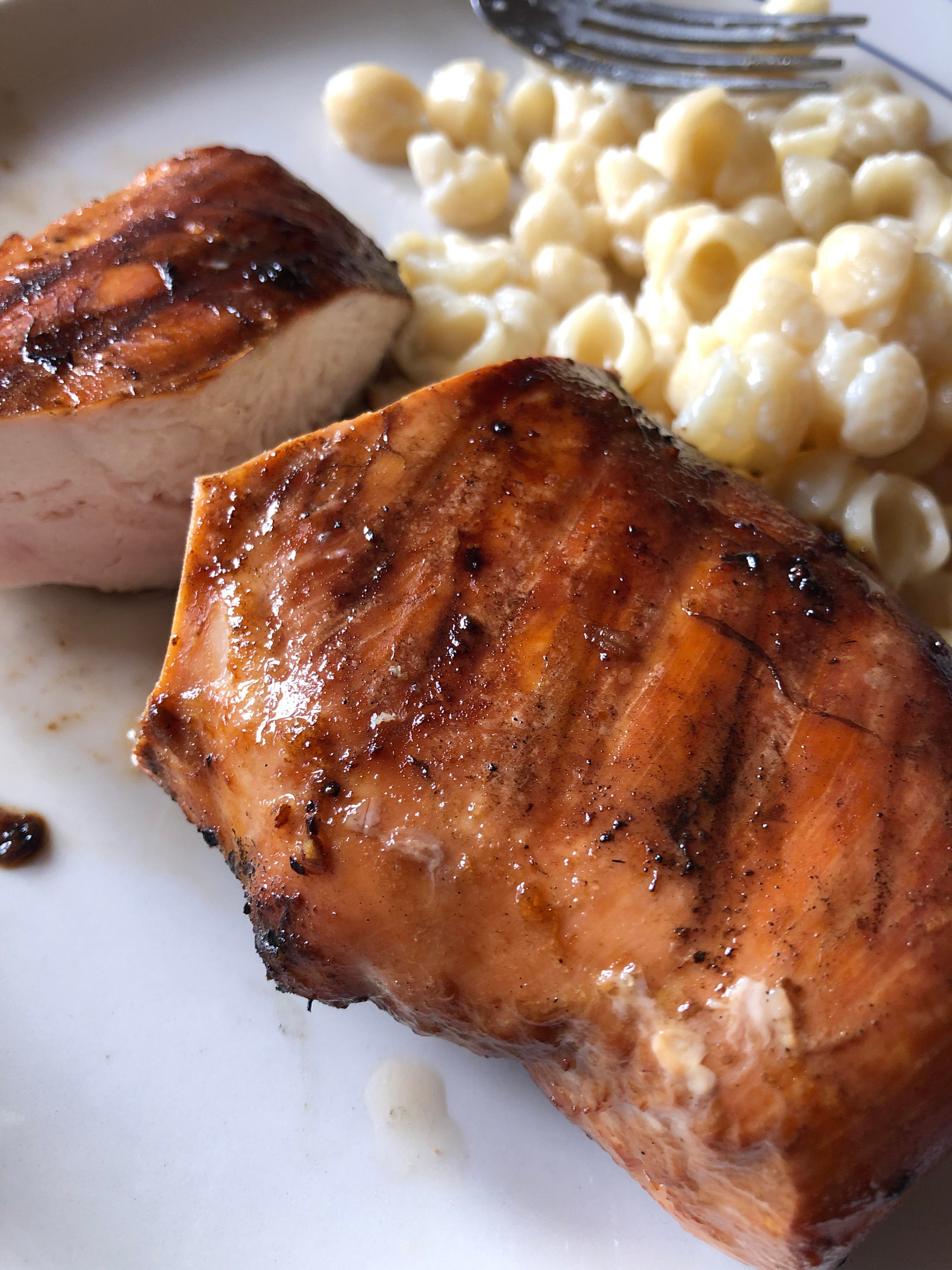 Smoked my first chicken breast in my standard charcoal Weber grill