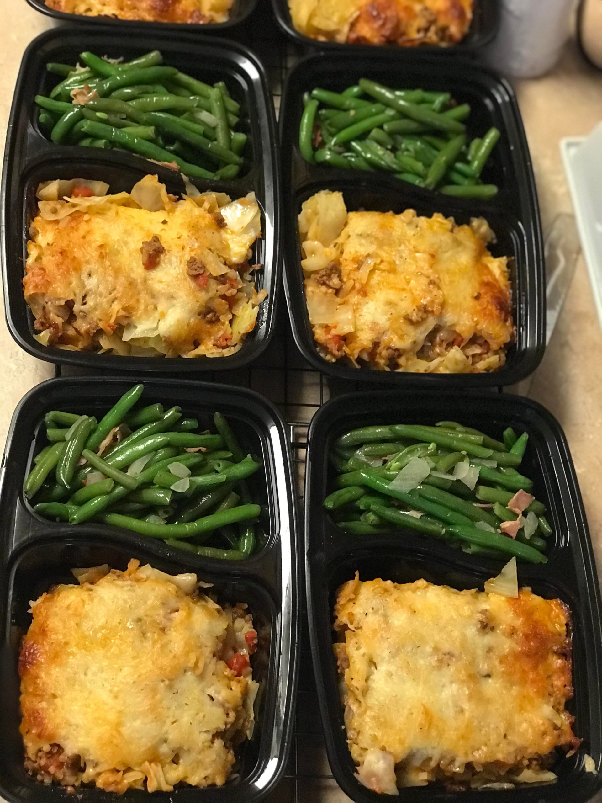 Green beans and cabbage casserole(recipe from Kalyn’s kitchen) Dining