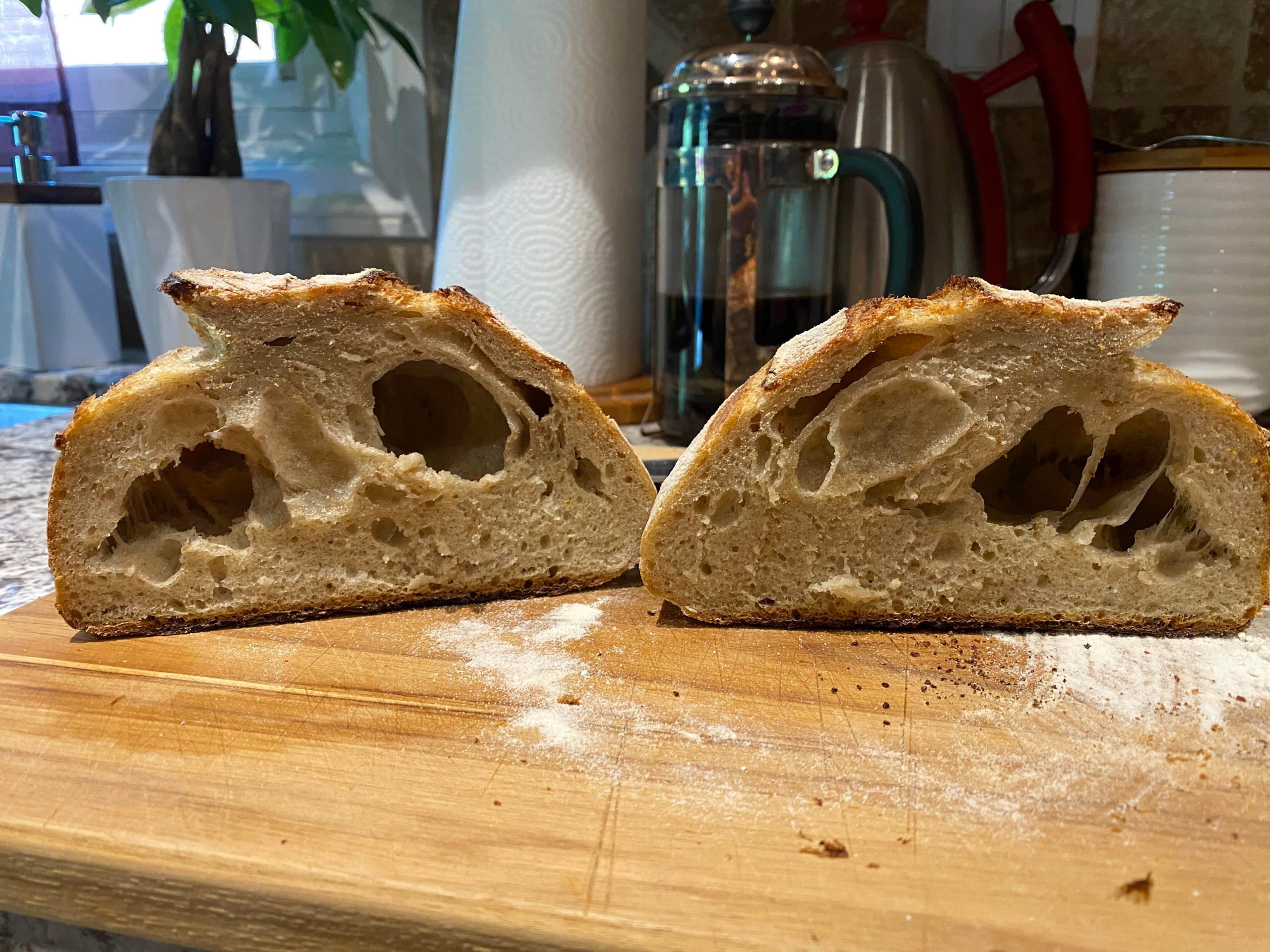 First attempt of French Baguette following John Kirkwood (youtube