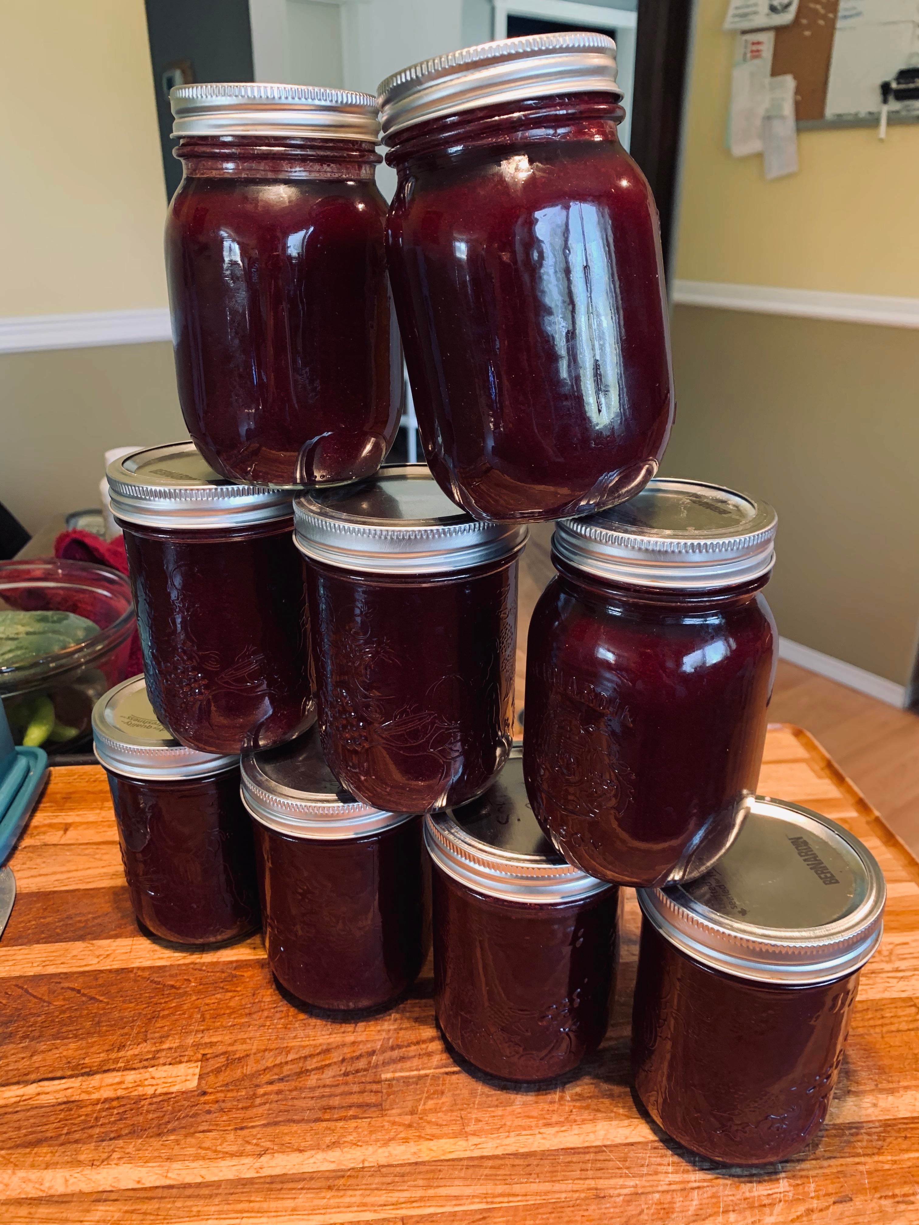 Choke Cherry Jam Done! Dining and Cooking
