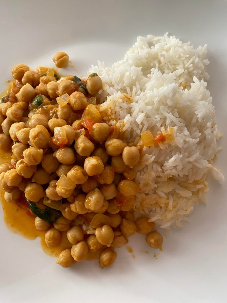 My first time ever making and eating a curry.