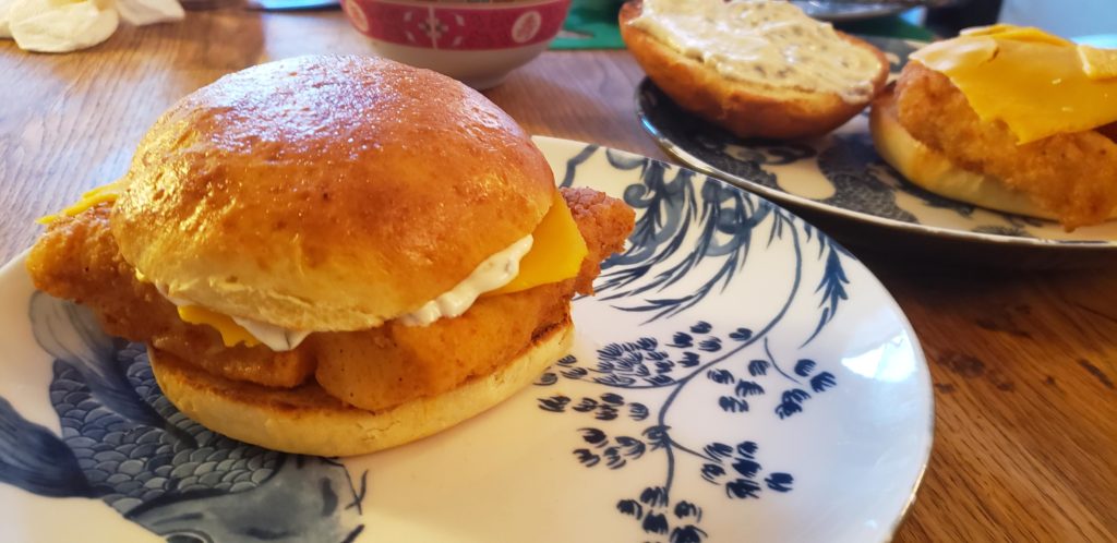 Homemade filet o fish from scratch