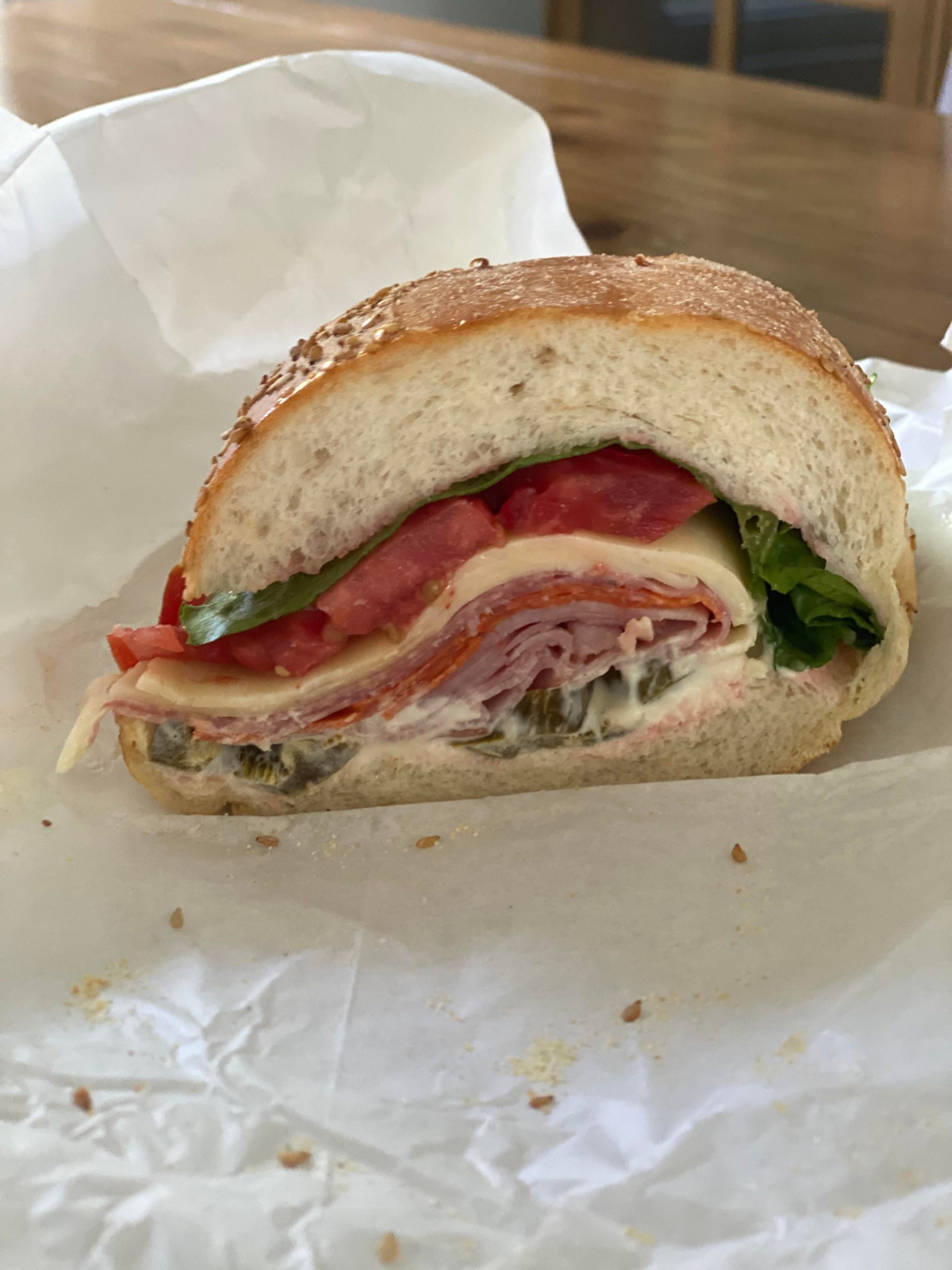 Capicola, Salami, Provolone, Pepperoni, Lettuce, Tomato, and Hot