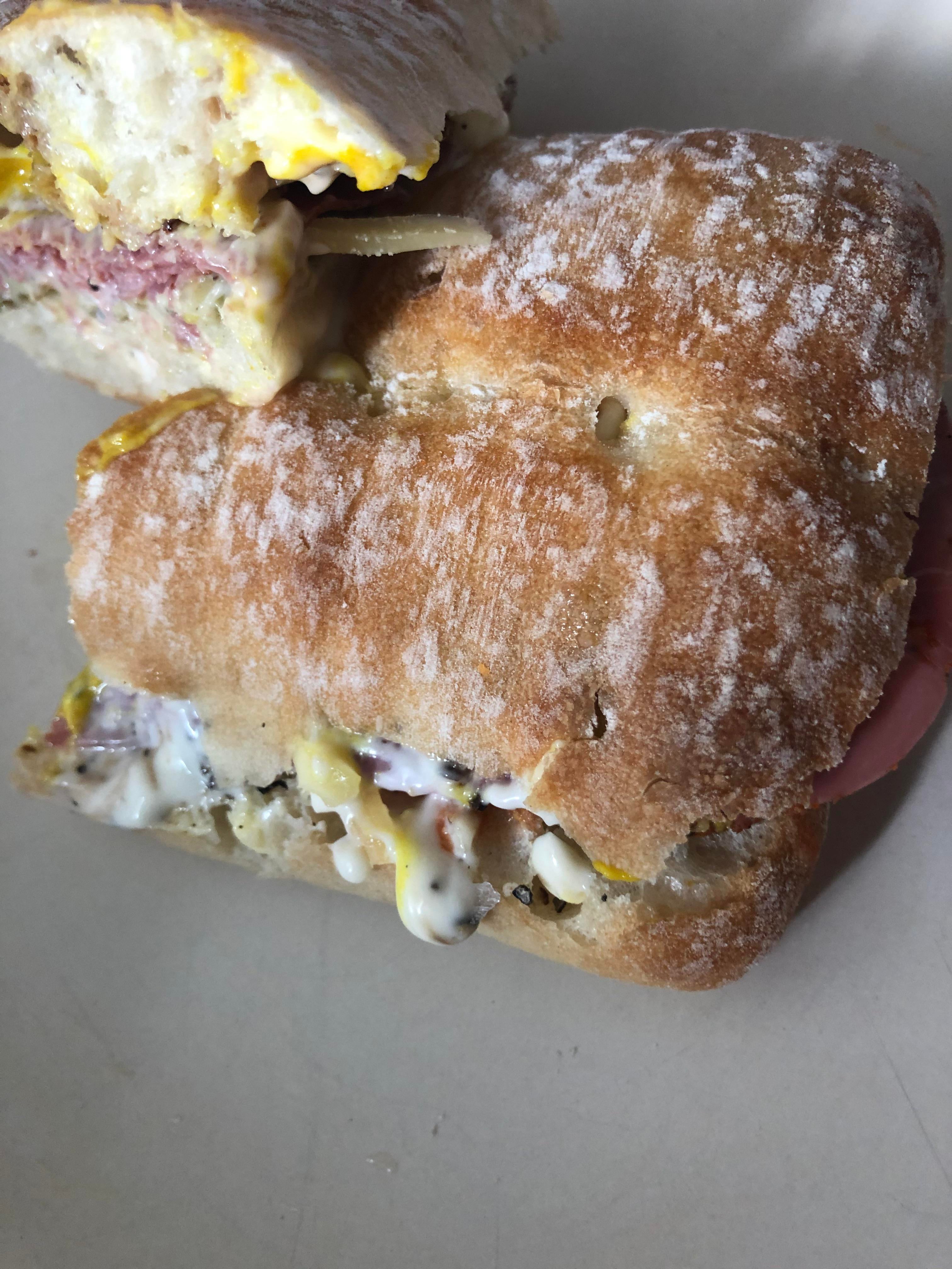 Pastrami with butter, mayo, English mustard, Frank’s, Tabasco