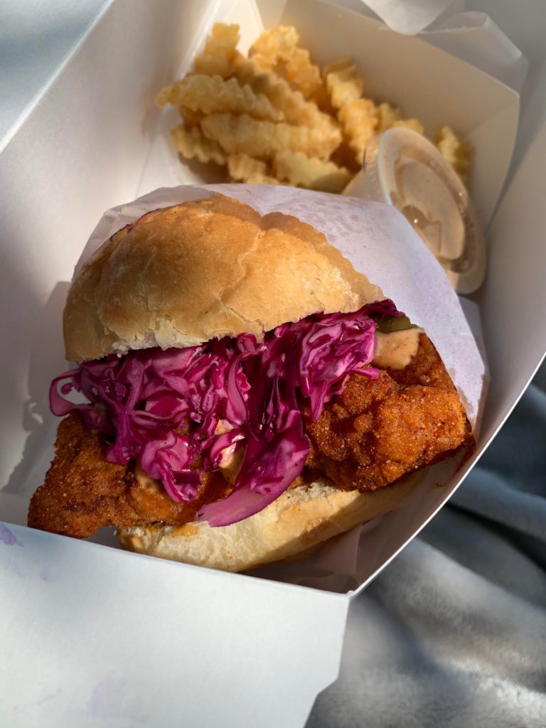 Sando chicken sandwich from Pretty Bird Chicken