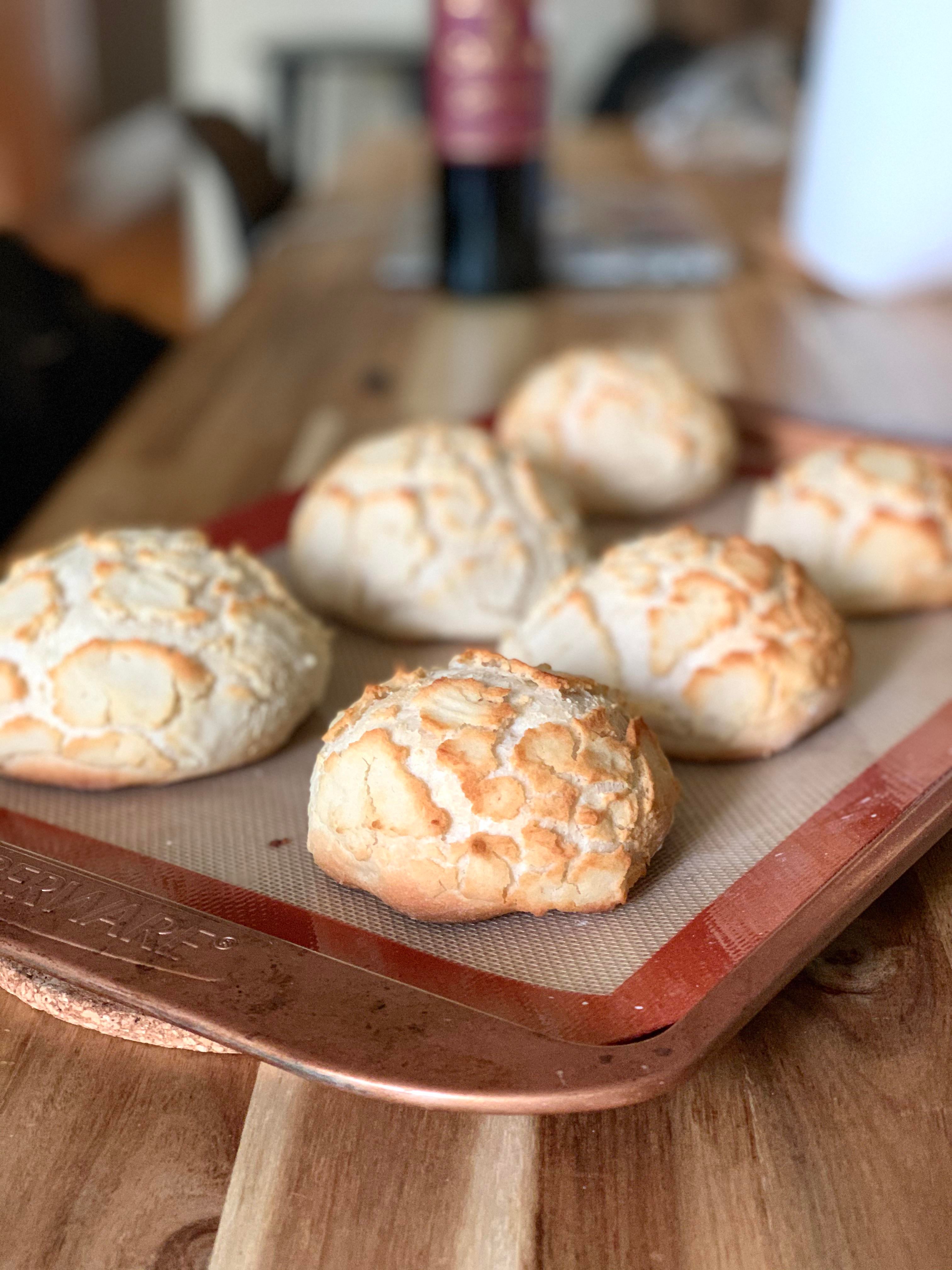 Dutch crunch rolls! So crunchy (duh) and moist... Just call me ‘Ike