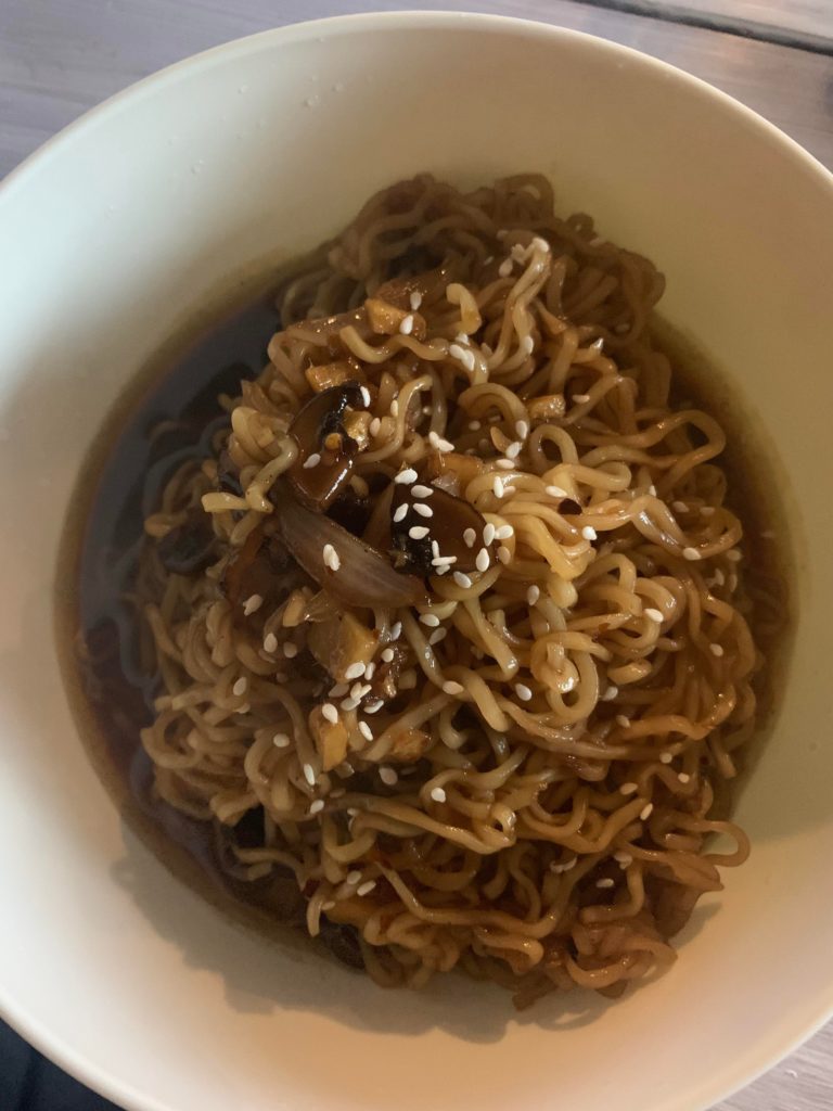 The best way to eat instant noodles