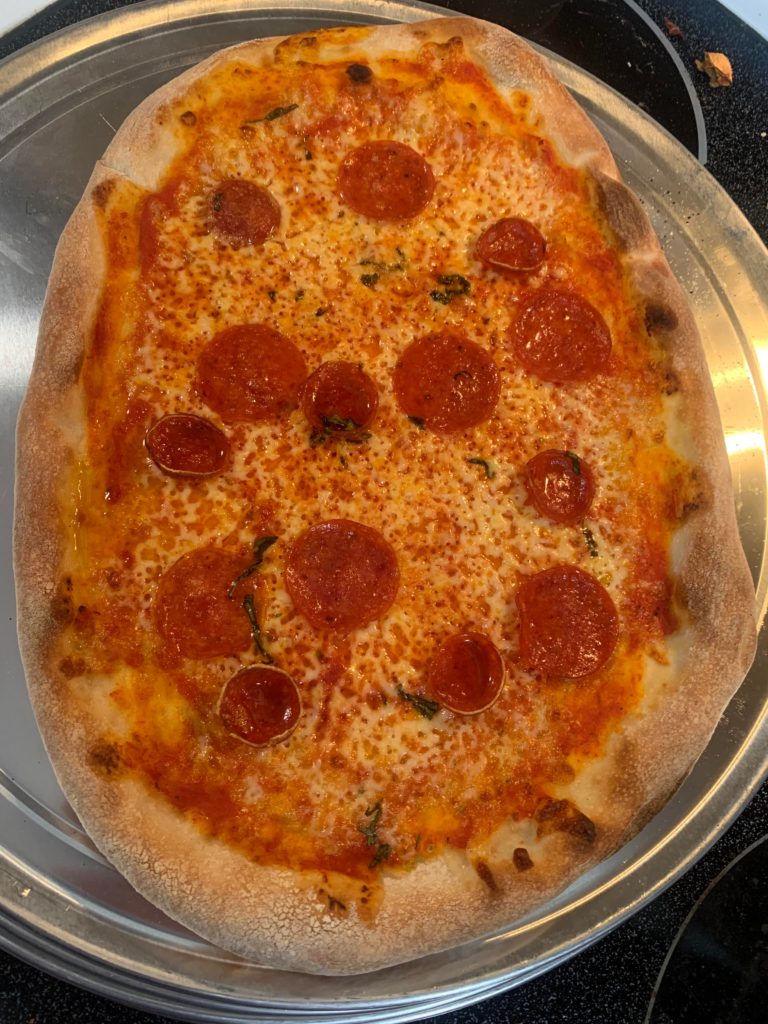 Hormel pepperoni, regular vs cup and crisp.