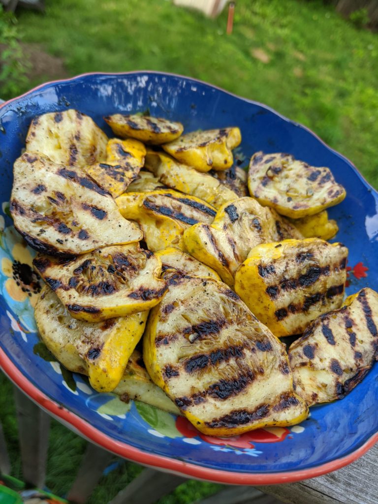 Grilled Pattypan Squash, sometimes the simplest things are the best!