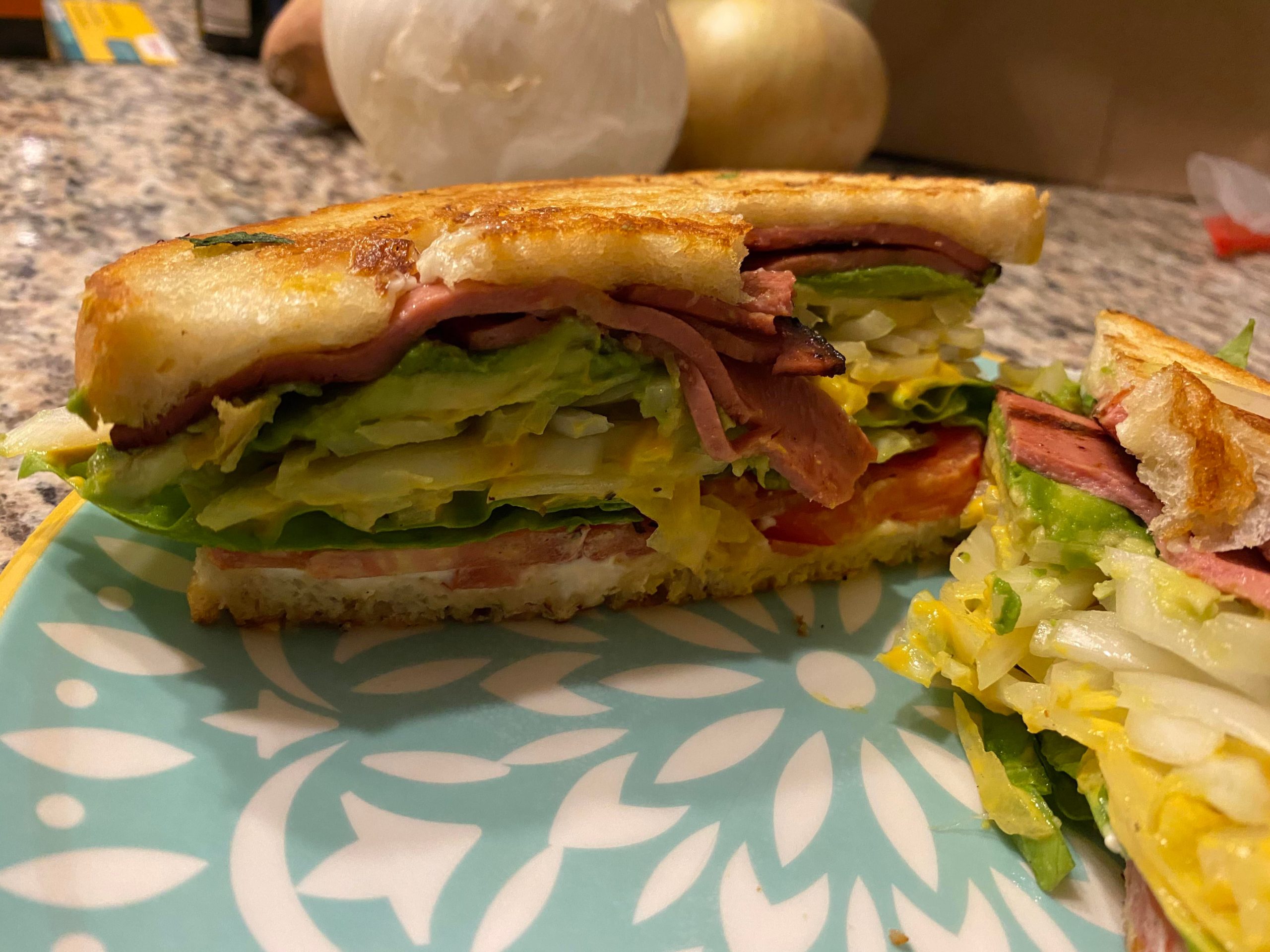 Fried Bologna with alllllll the mustard ) Dining and Cooking