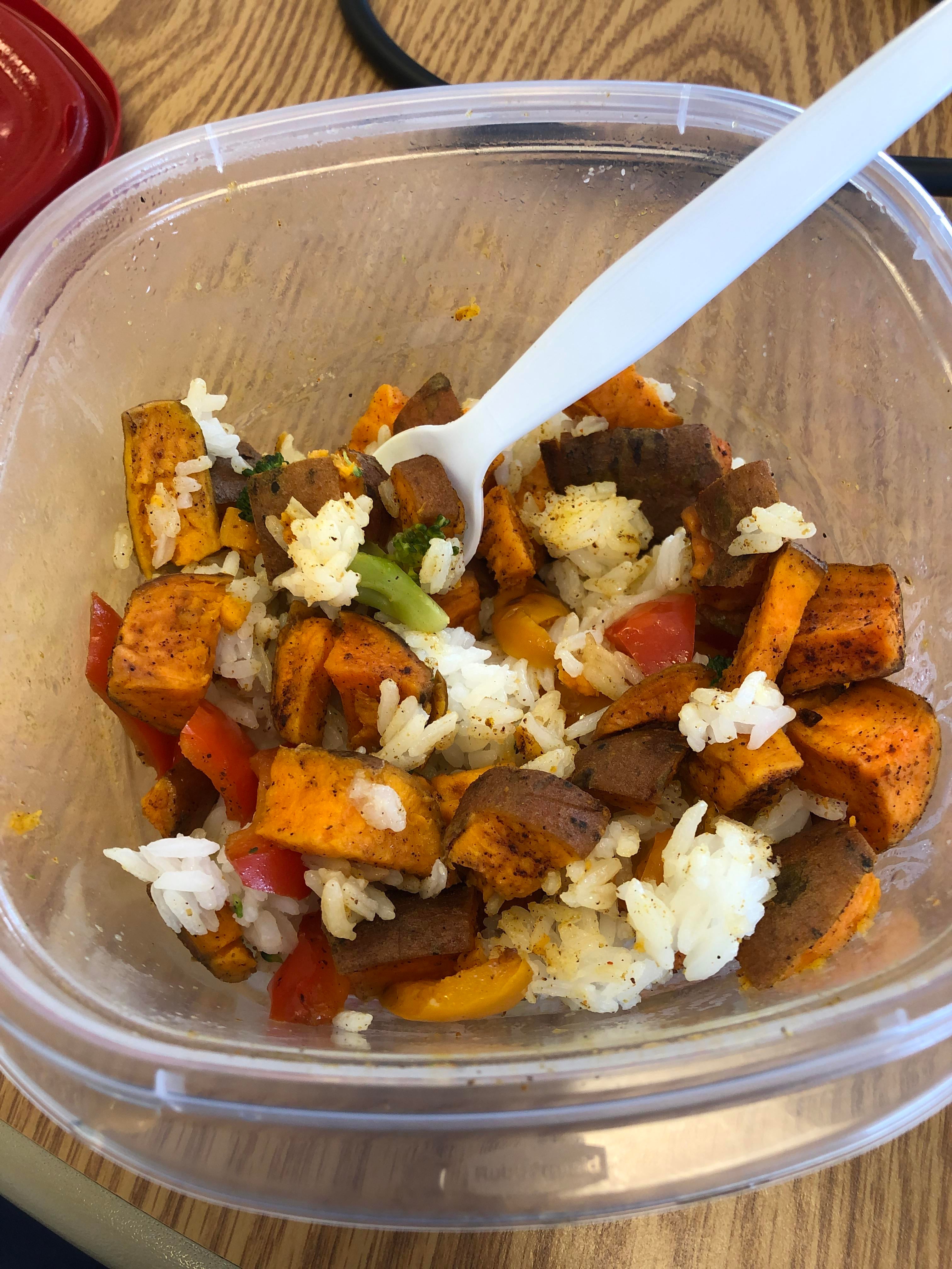 Cajun Sweet Potato Rice Bowl for Meal Prep this week! Dining and Cooking
