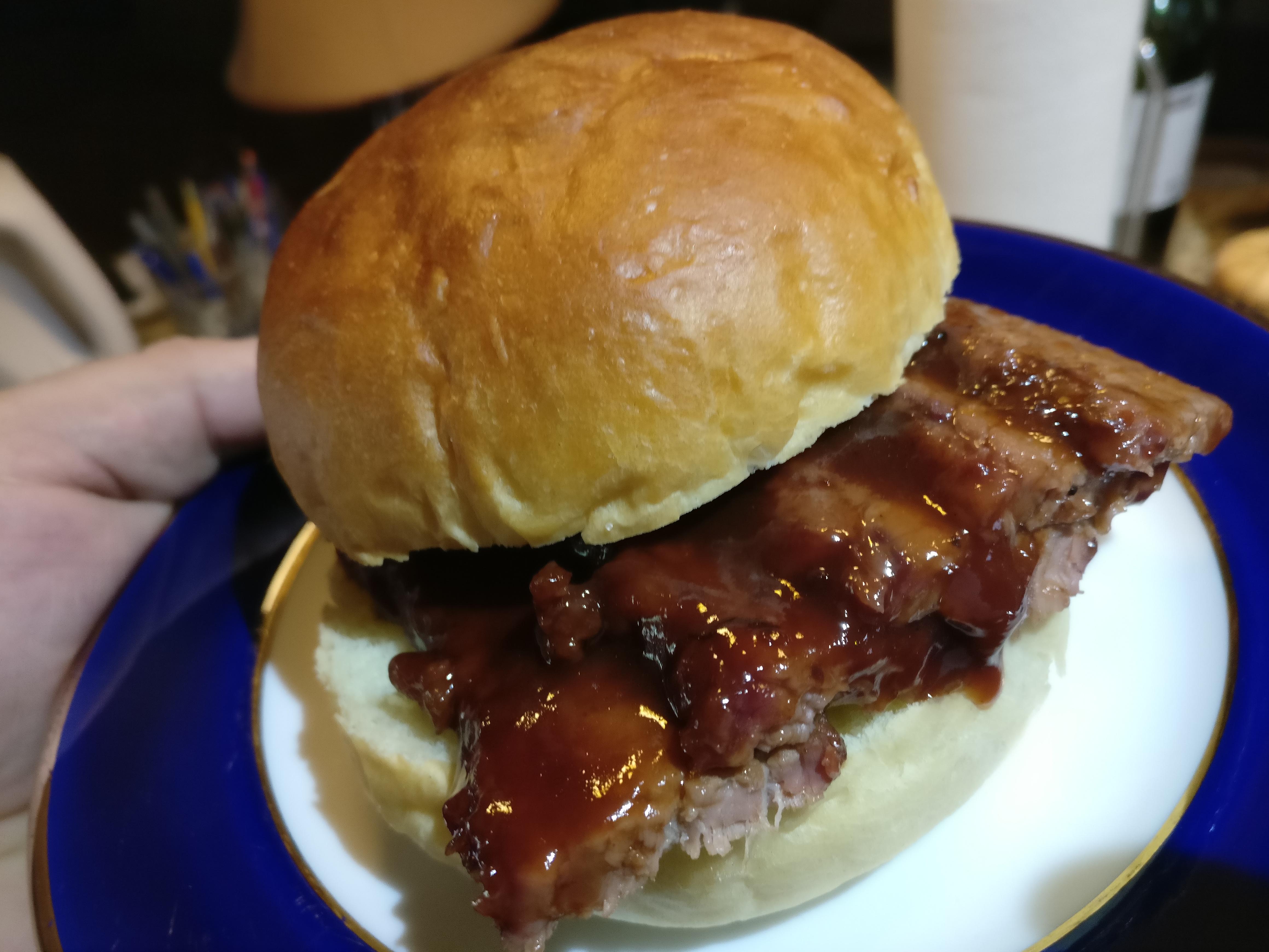 Brisket Flat... 2hrs in smoker, refrigerate overnight. vacuum seal then