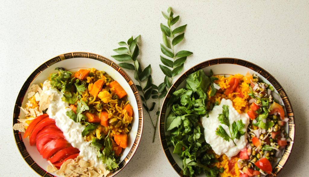 Indian Veggie Rice Bowls