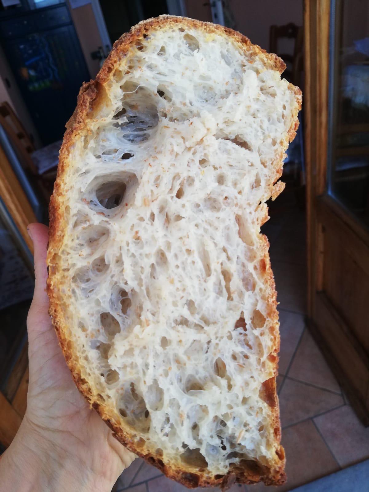 Homemade sourdough bread, 85 hydration. Super fluffy Dining and Cooking