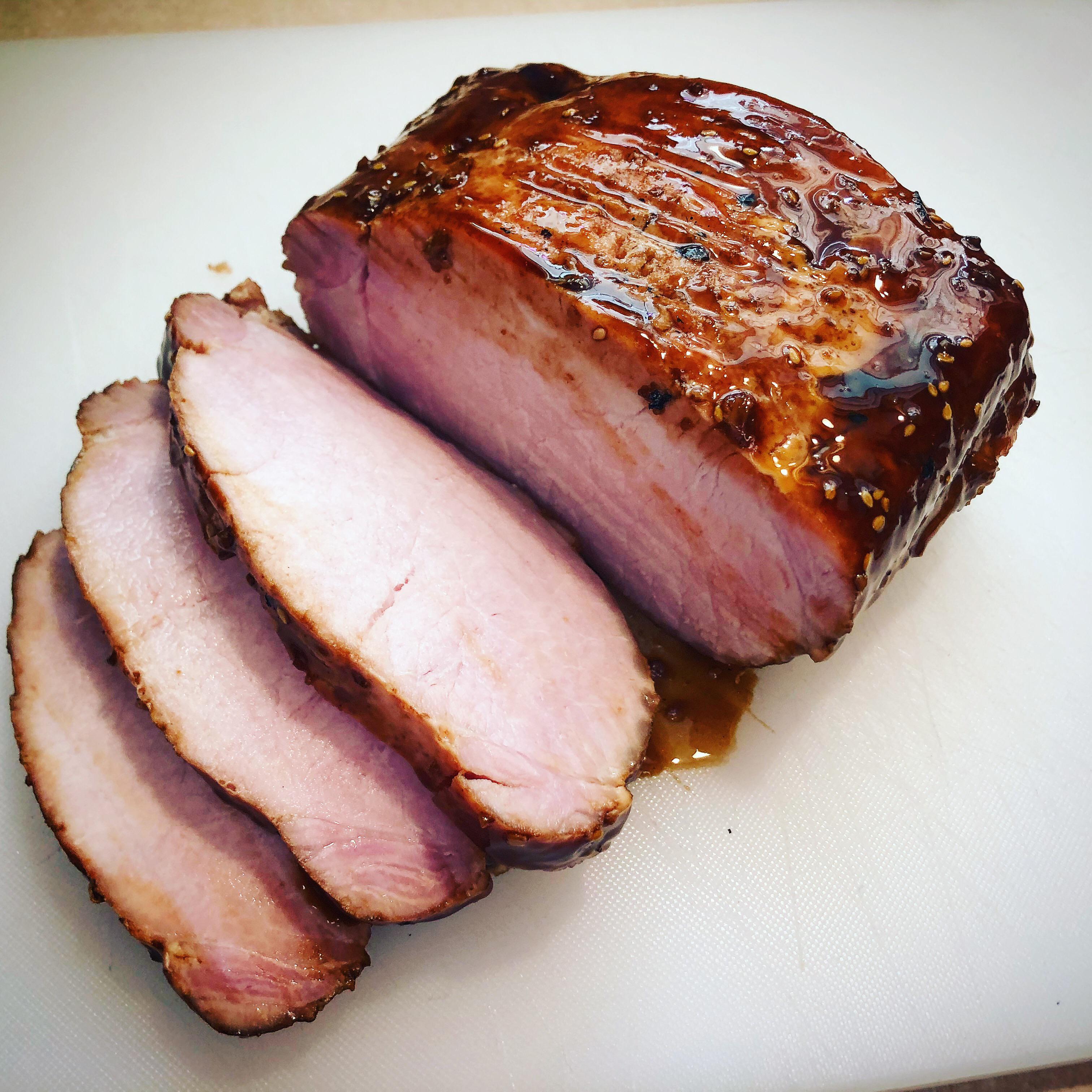 Teriyaki Pork Loin About Six Hours 135 Then Onto The Traeger For A Hot Minute Dining And Cooking