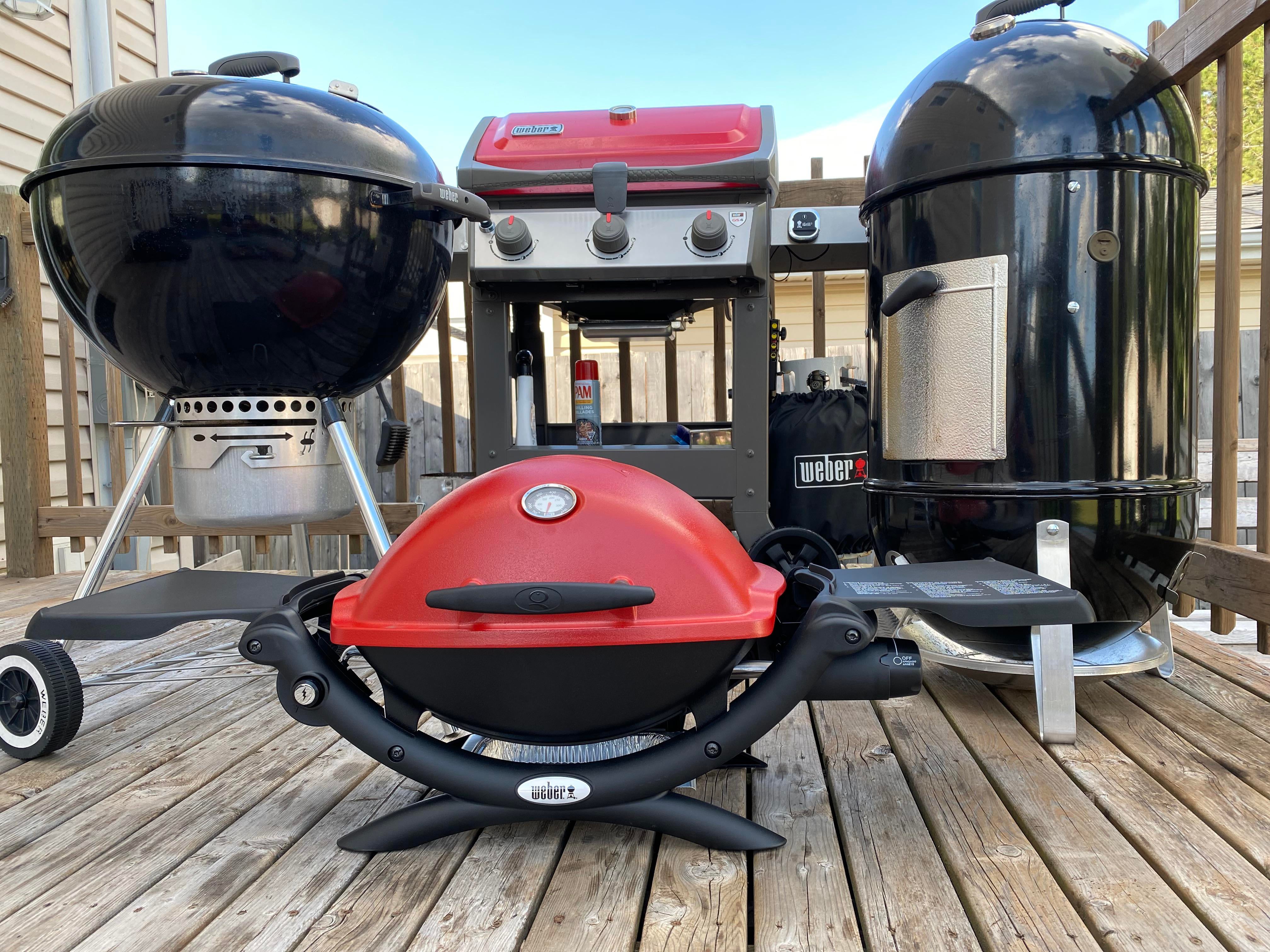 Picked up a new camping grill today. (Q1200) It fits in well with the
