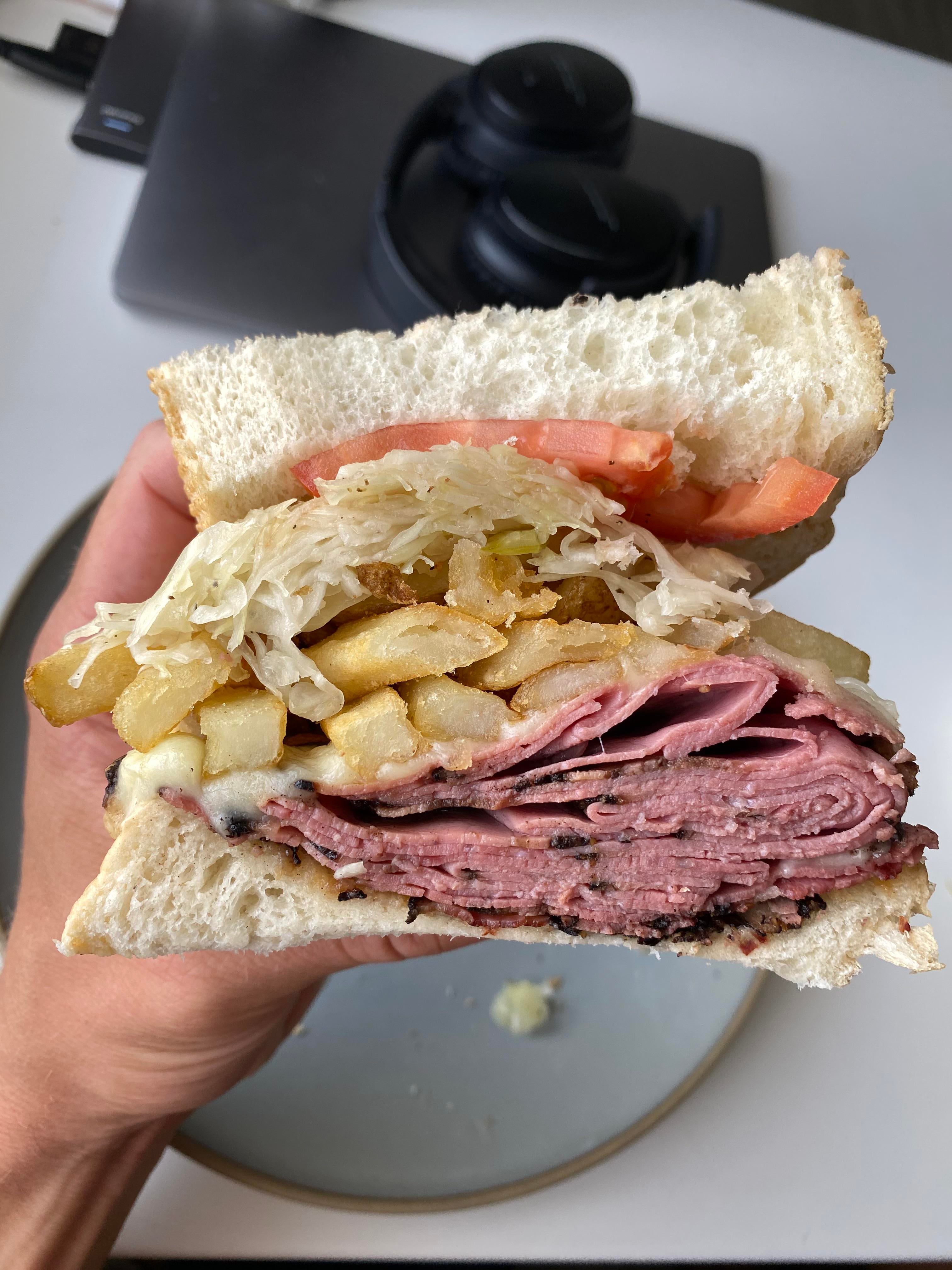 For My Birthday Today My Stepmom Sent Me A Sandwich Kit From Primanti Bros In Pittsburg I Became Familiar With Their Ft Lauderdale Location However They Send You Everything To Recreate The