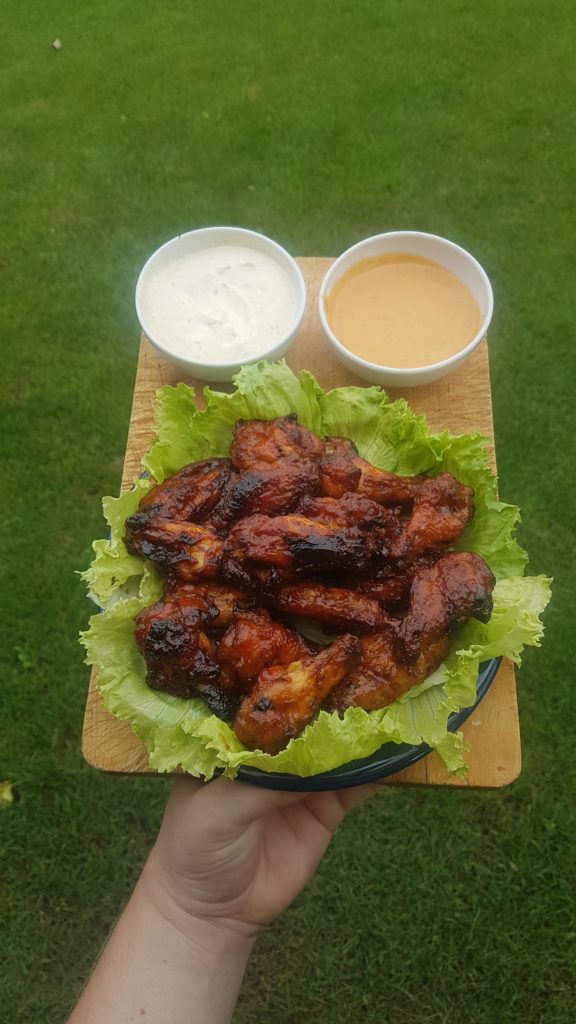 First attempt at bbq wings.
