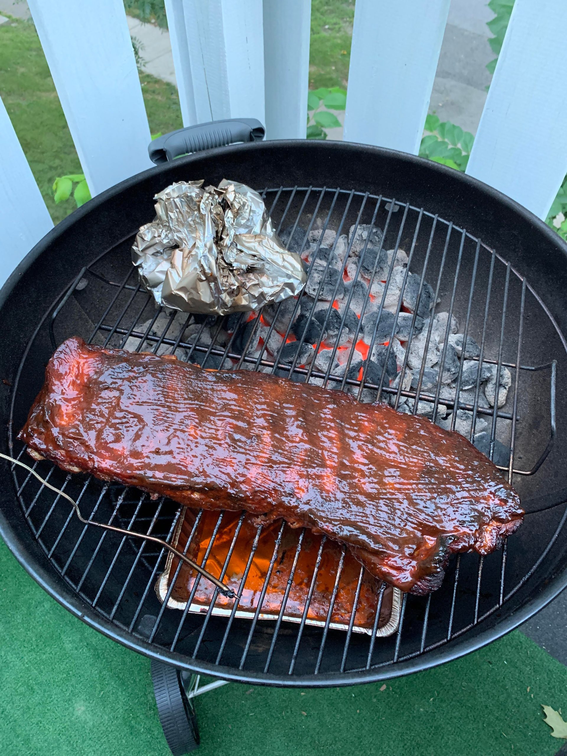 First time making ribs was a success. Probably the best tasting food I