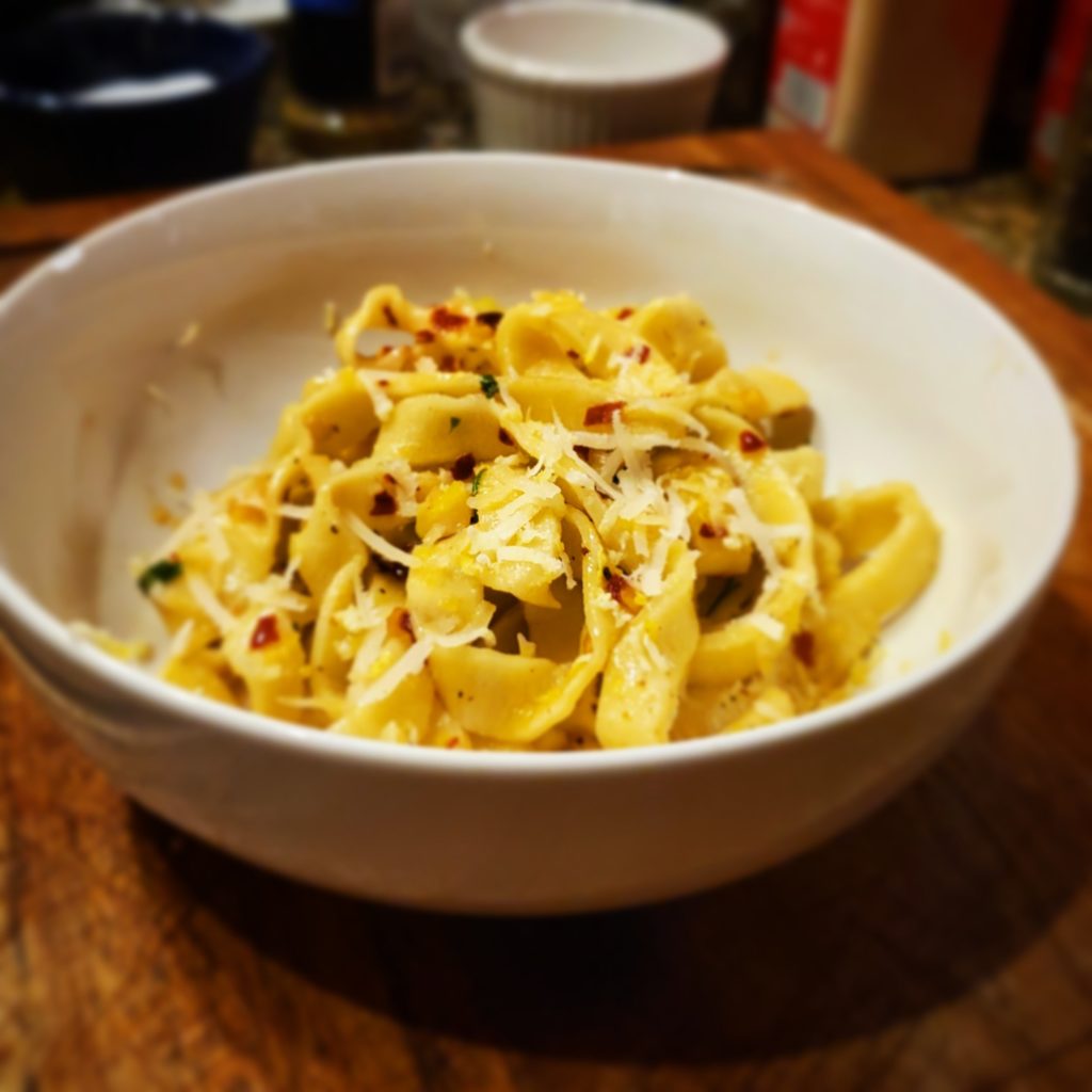 Handmade Pasta Aglio e Olio